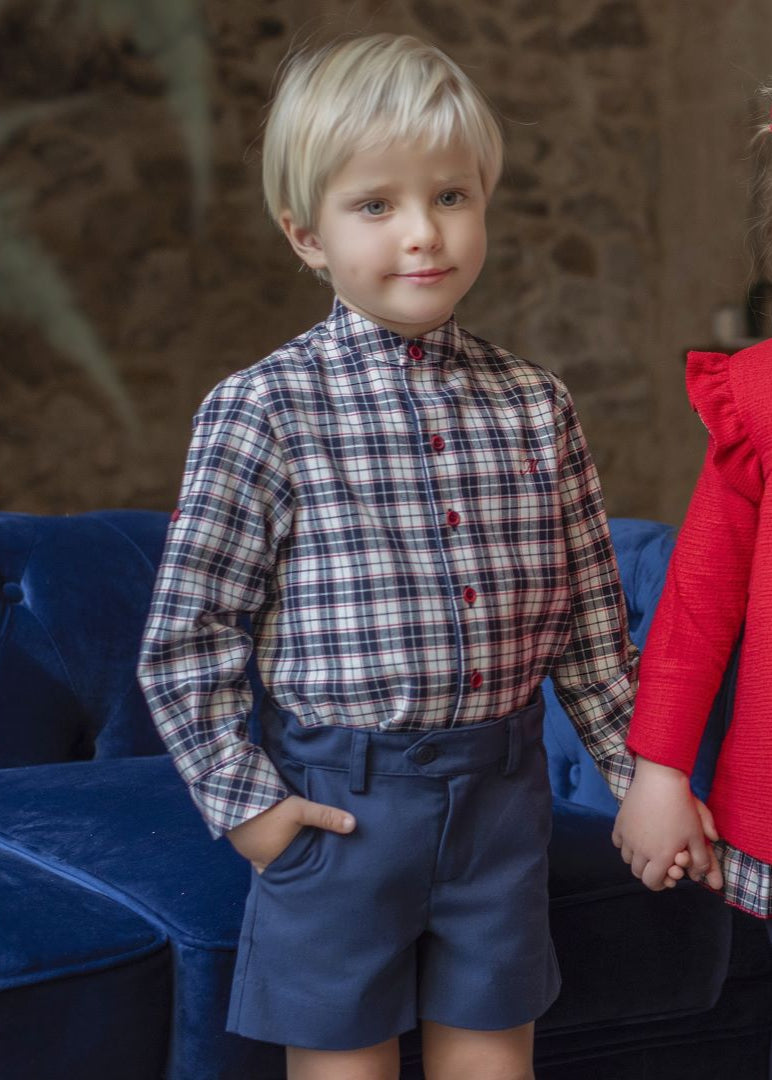 CONJUNTO NIÑO AZUL MARINO MIRANDA 0233 - La boutique de AyA