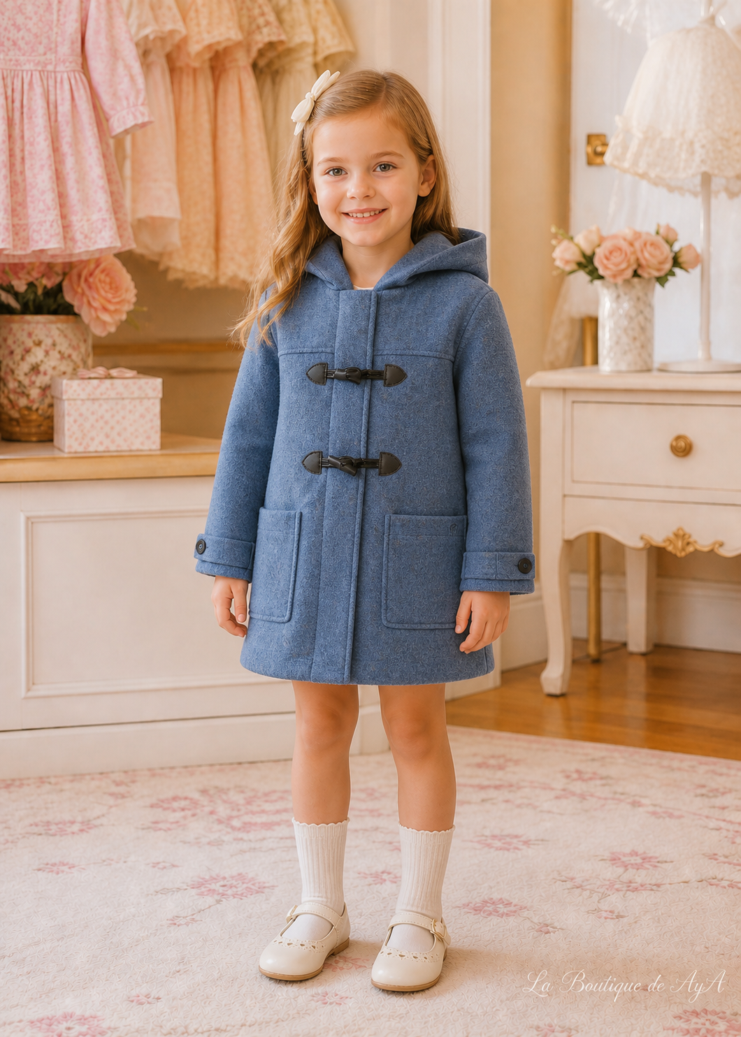 Trenka Lluvia vigoré Mayoral para niña 04472-018 - foto con modelo