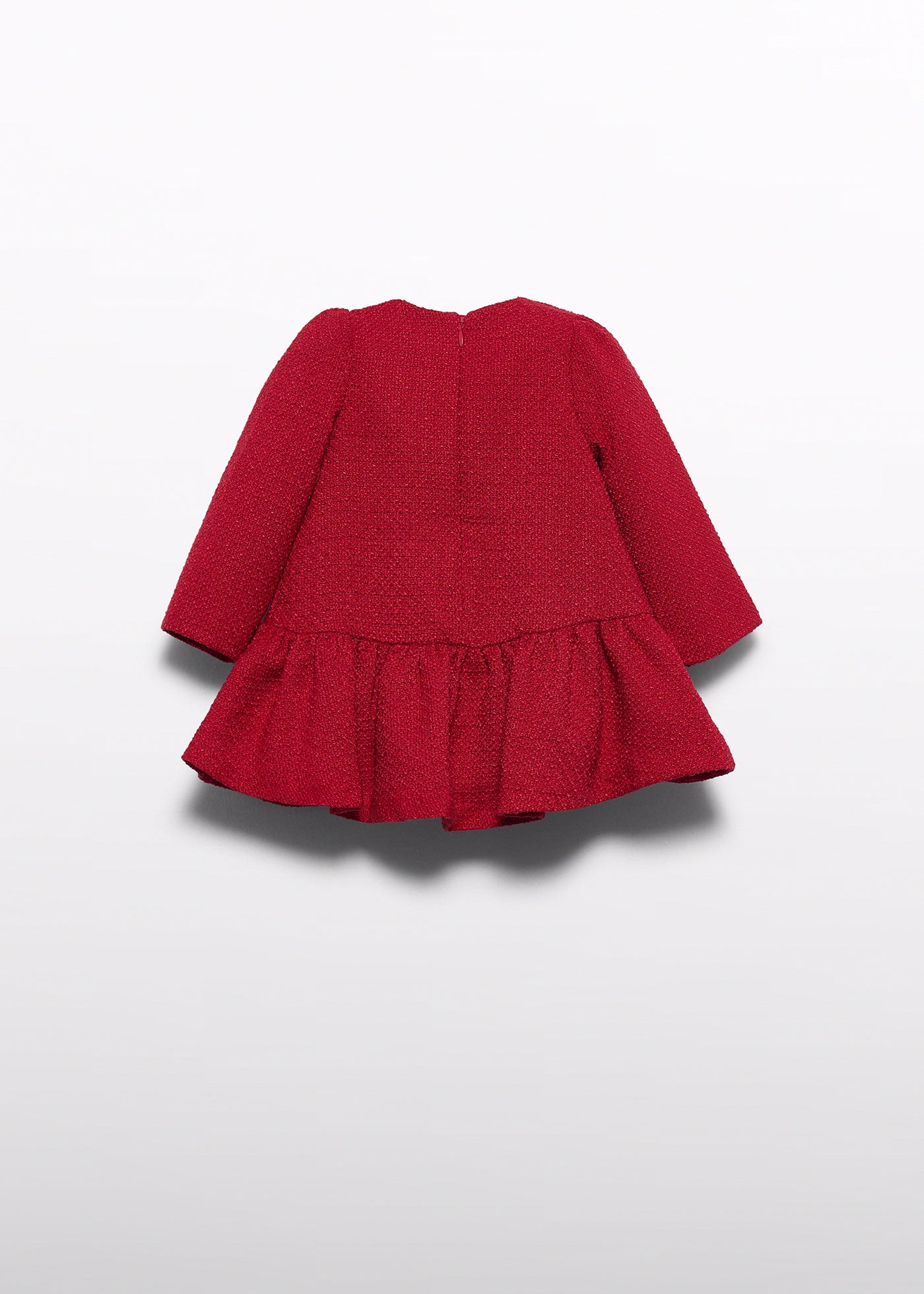 Vestido tweed rojo para bebé niña Abel & Lula 05506 - imagen 3