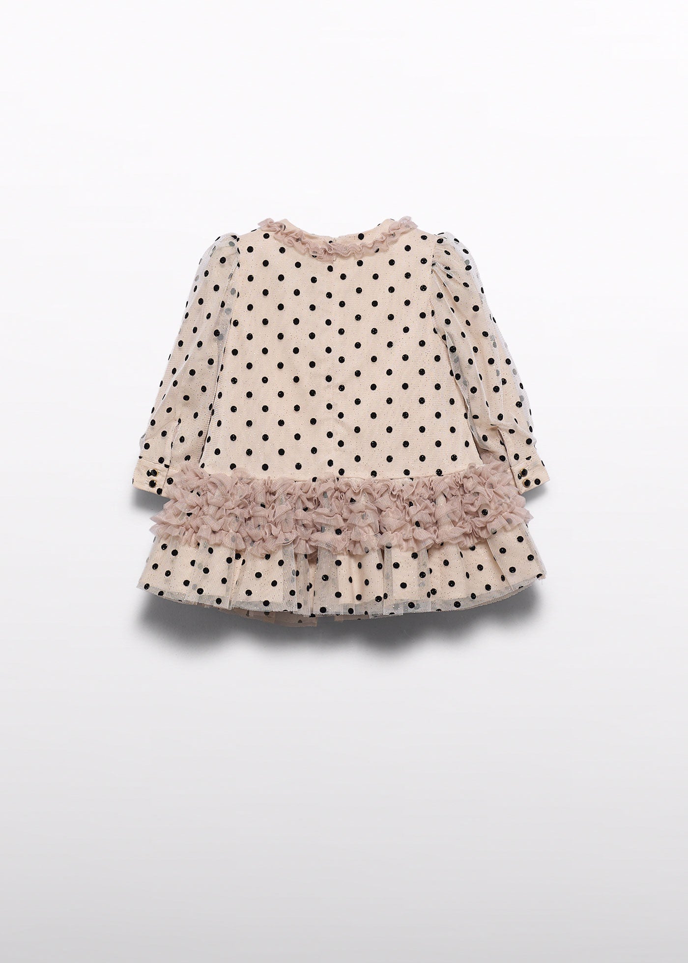 Vestido tul topos mazapán para bebé niña Abel & Lula 05508 - imagen 3
