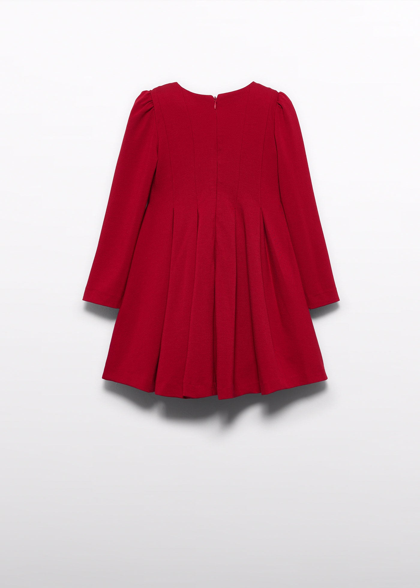 Vestido punto milano rojo para niña Abel & Lula 05529 - imagen 5