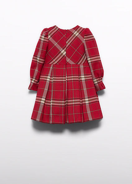 Vestido cuadros rojo para niña Abel & Lula 05530 - imagen 4
