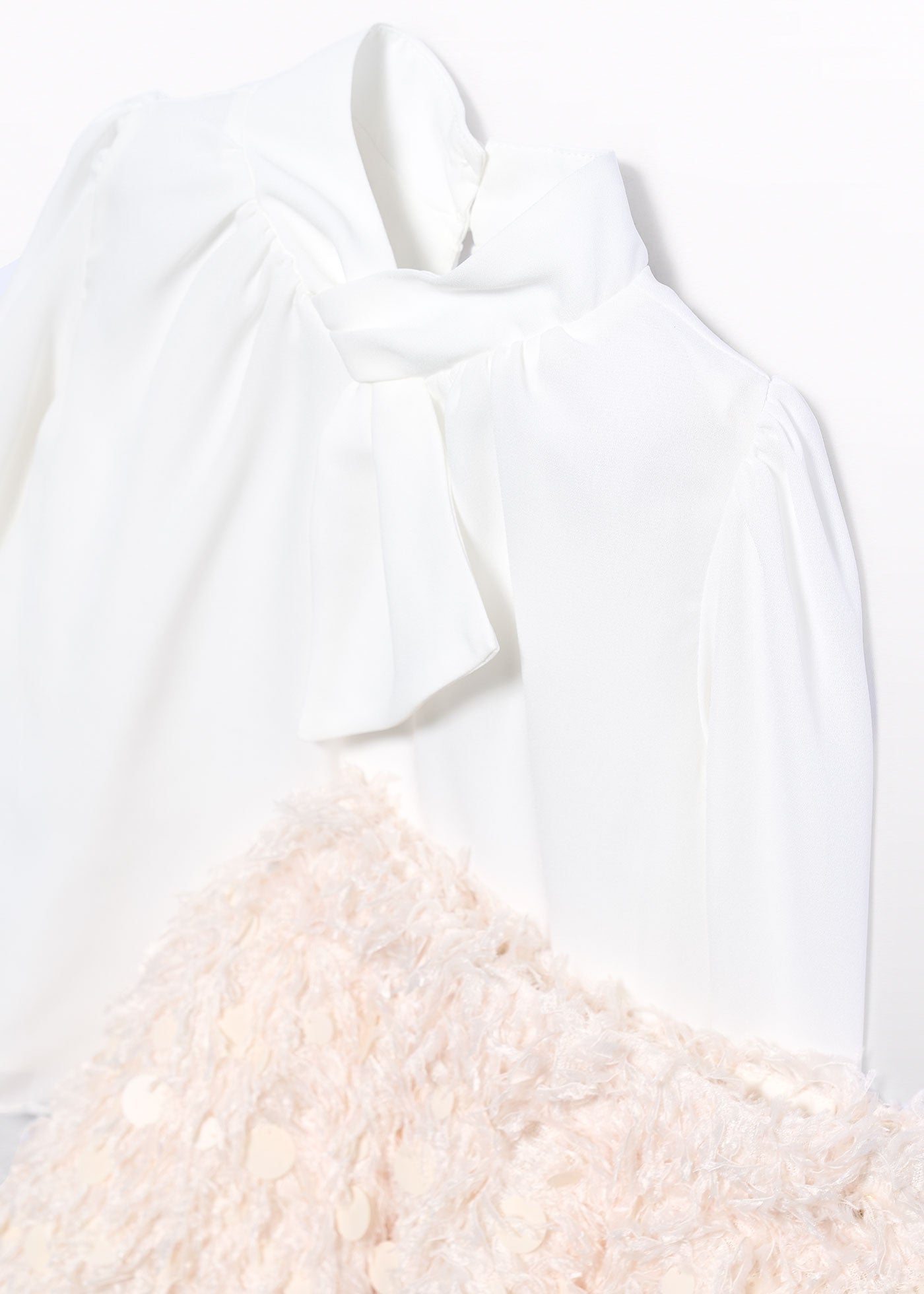 Conjunto de falda plumas mazapán para niña Abel & Lula 05590 - imagen 4