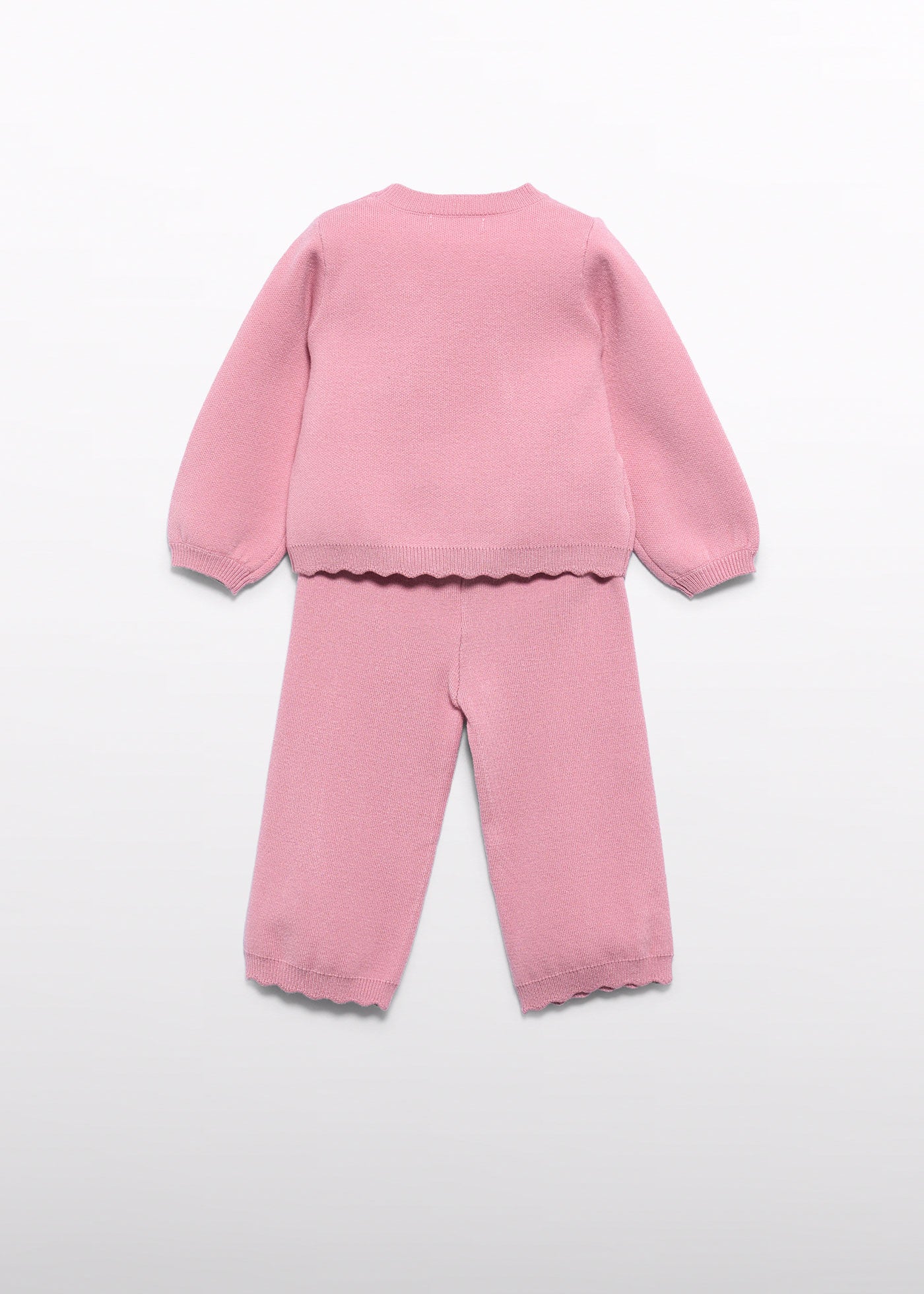 Conjunto pantalón largo tricot pétalo para bebé niña Abel & Lula 05739 - imagen 4