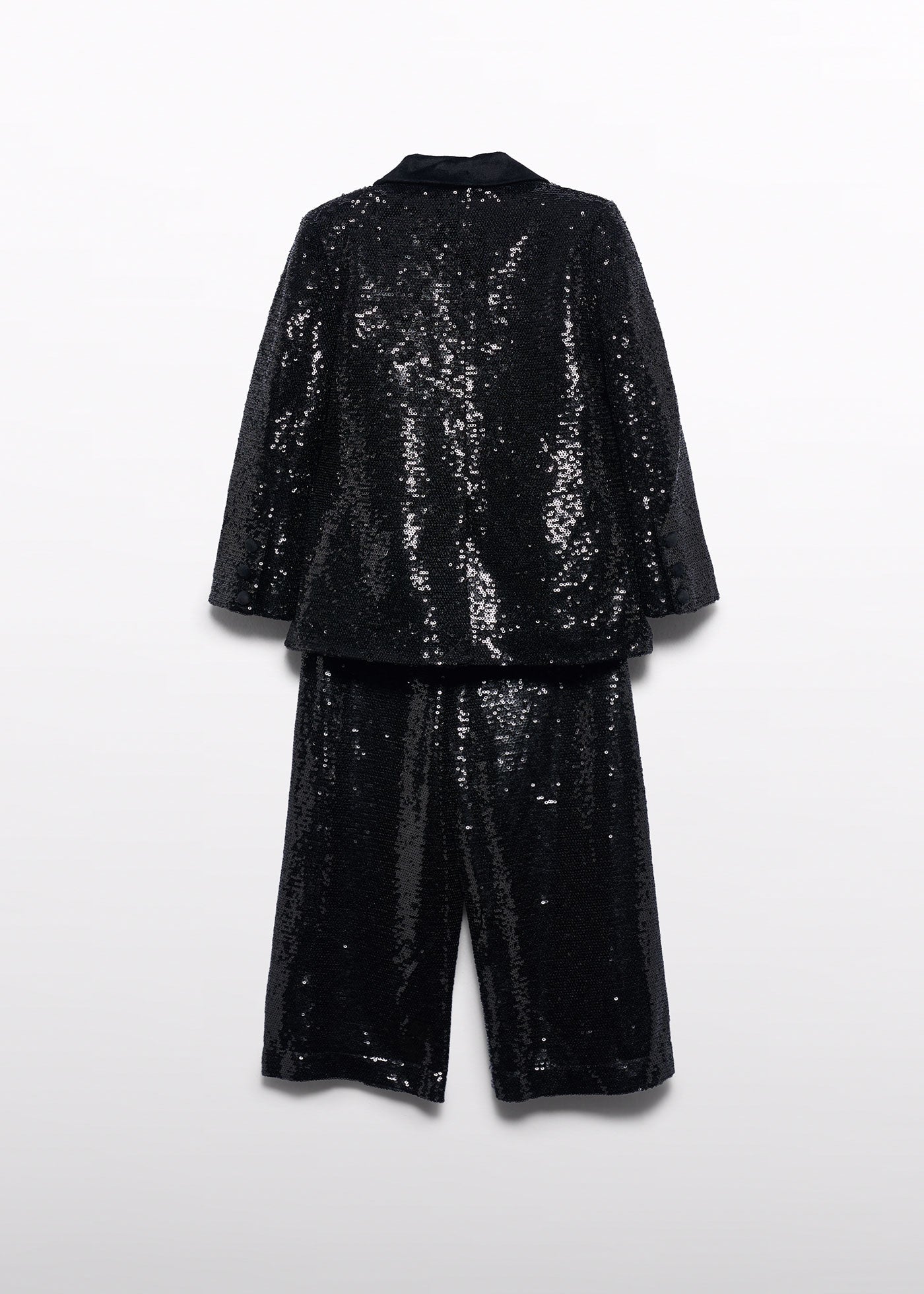 Traje de lentejuelas negro para niña Abel & Lula 05750 - imagen 5