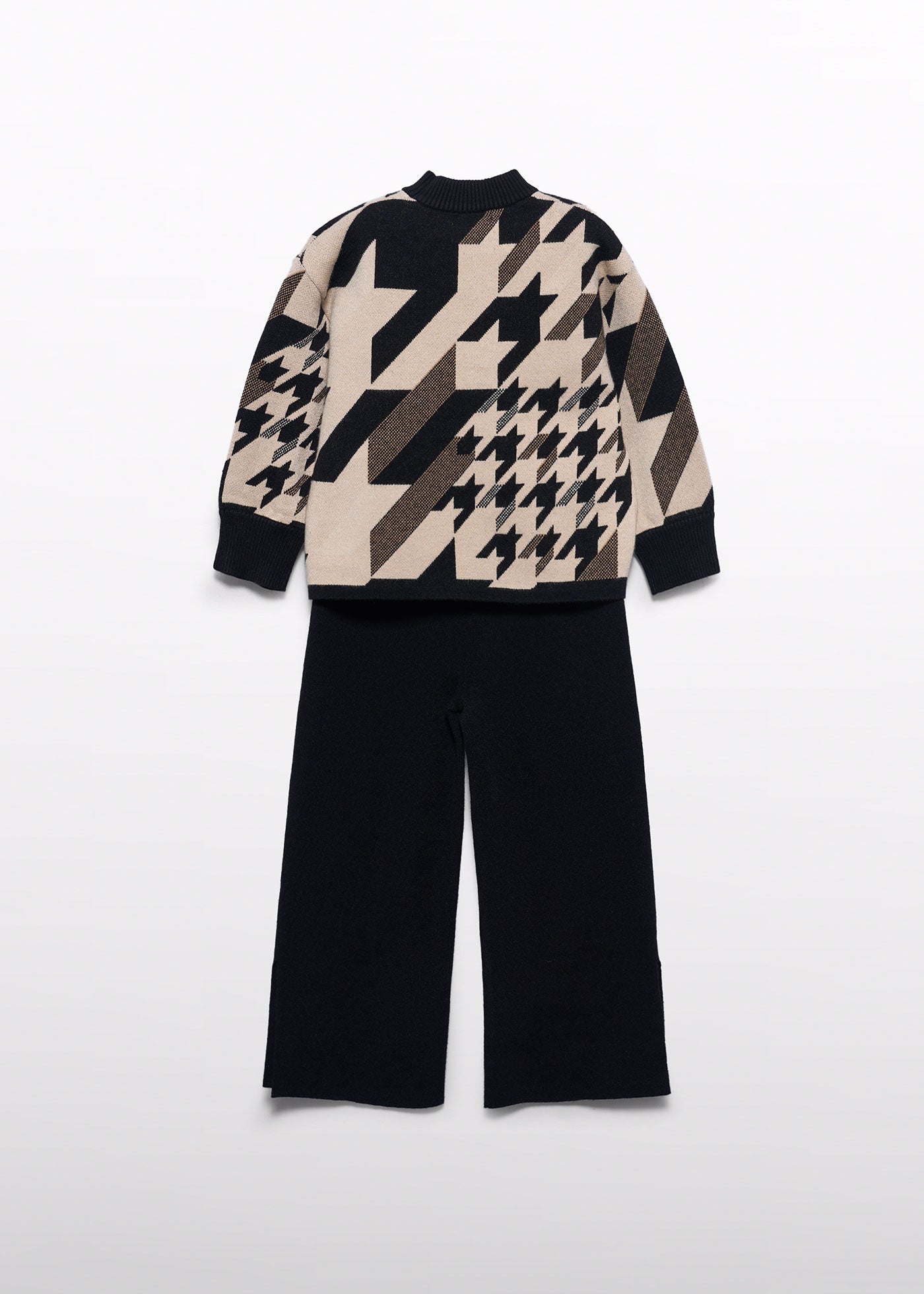 Conjunto pantalón largo tricot negro para niña Abel & Lula 05767 - imagen 4