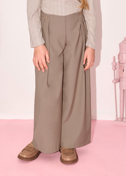 Conjunto pantalón sarga visón para niña Abel & Lula 05768 - imagen 2