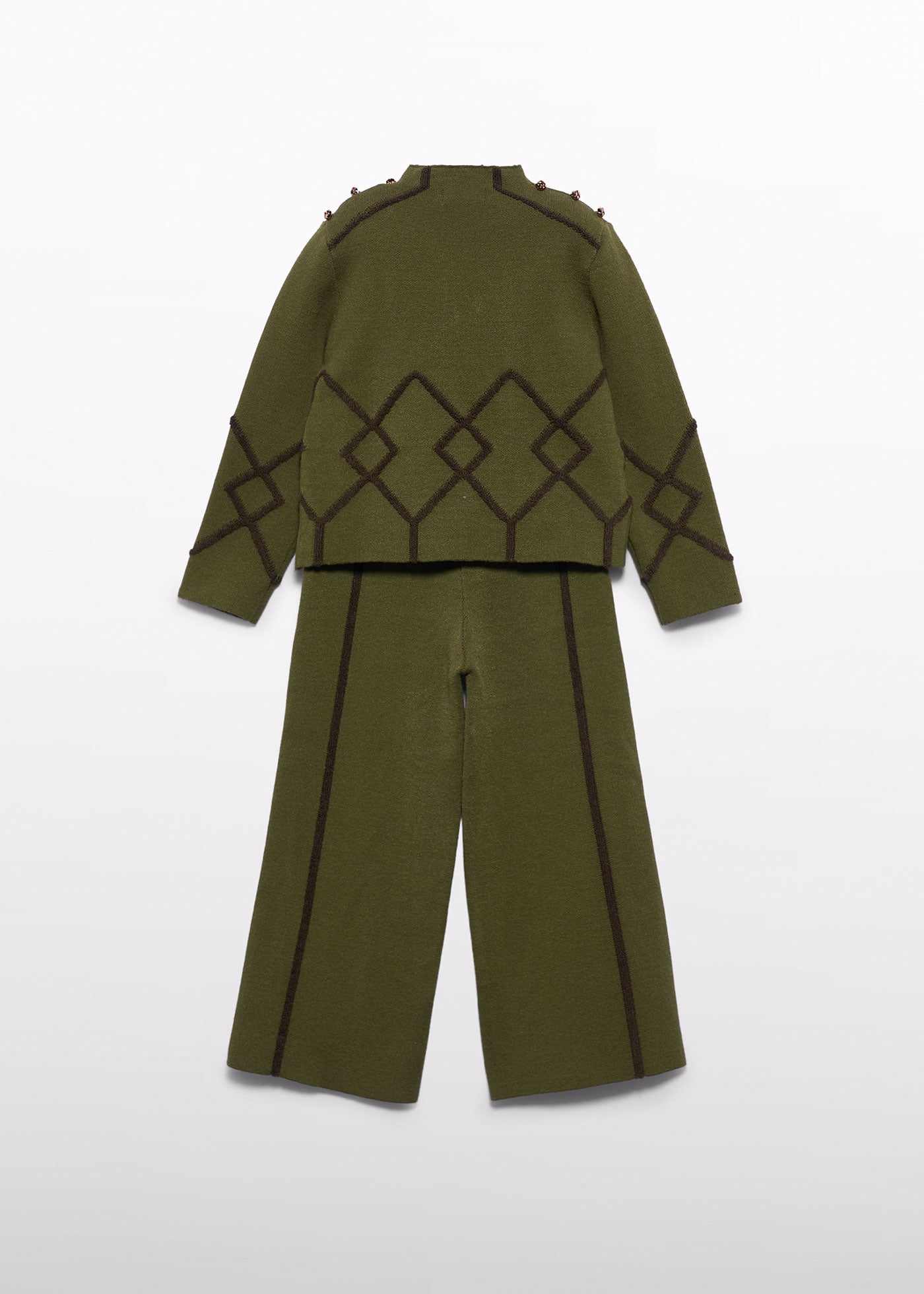 Conjunto pantalón largo aspas aguacate para niña Abel & Lula 05771 - imagen 5