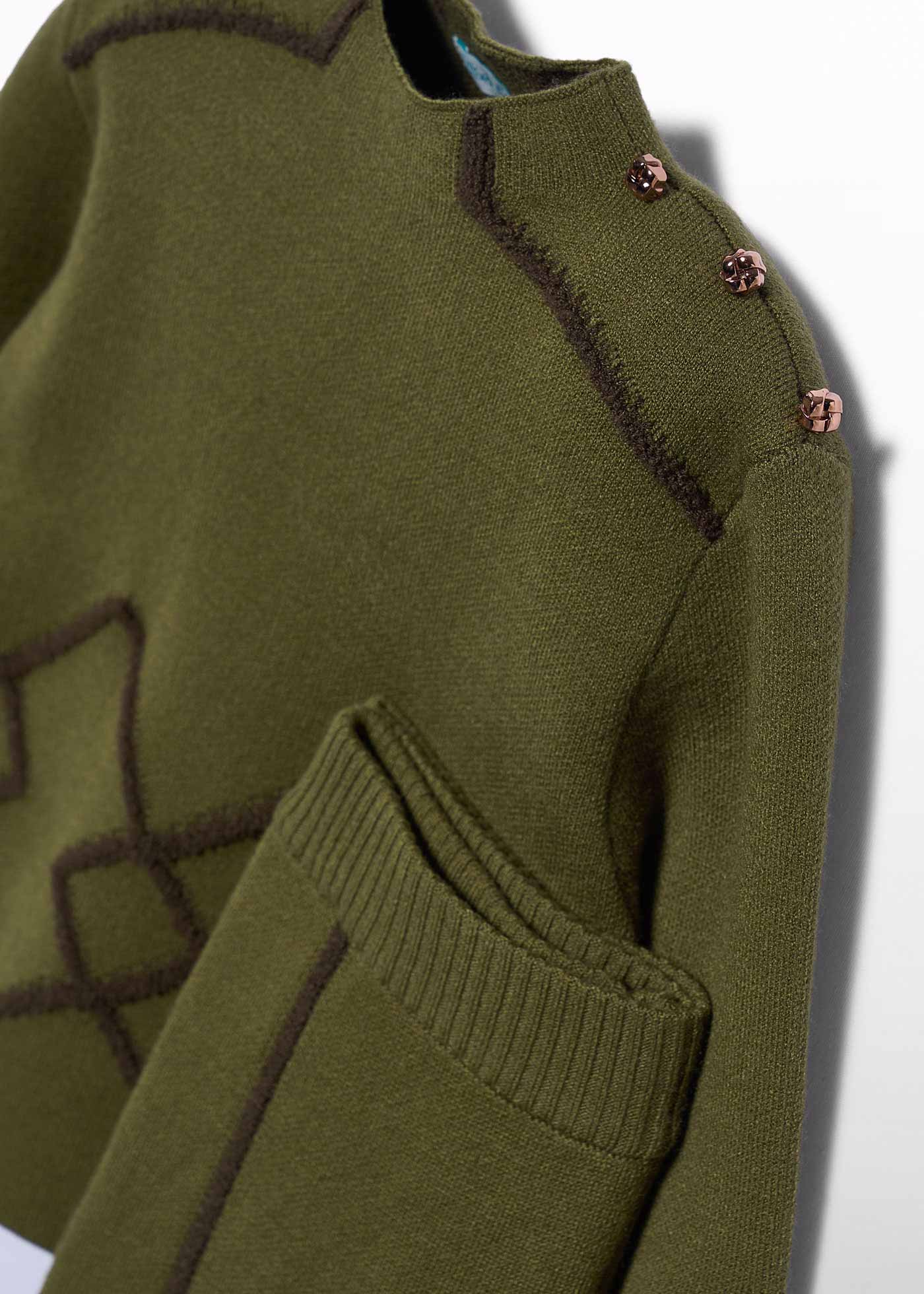 Conjunto pantalón largo aspas aguacate para niña Abel & Lula 05771 - imagen 6