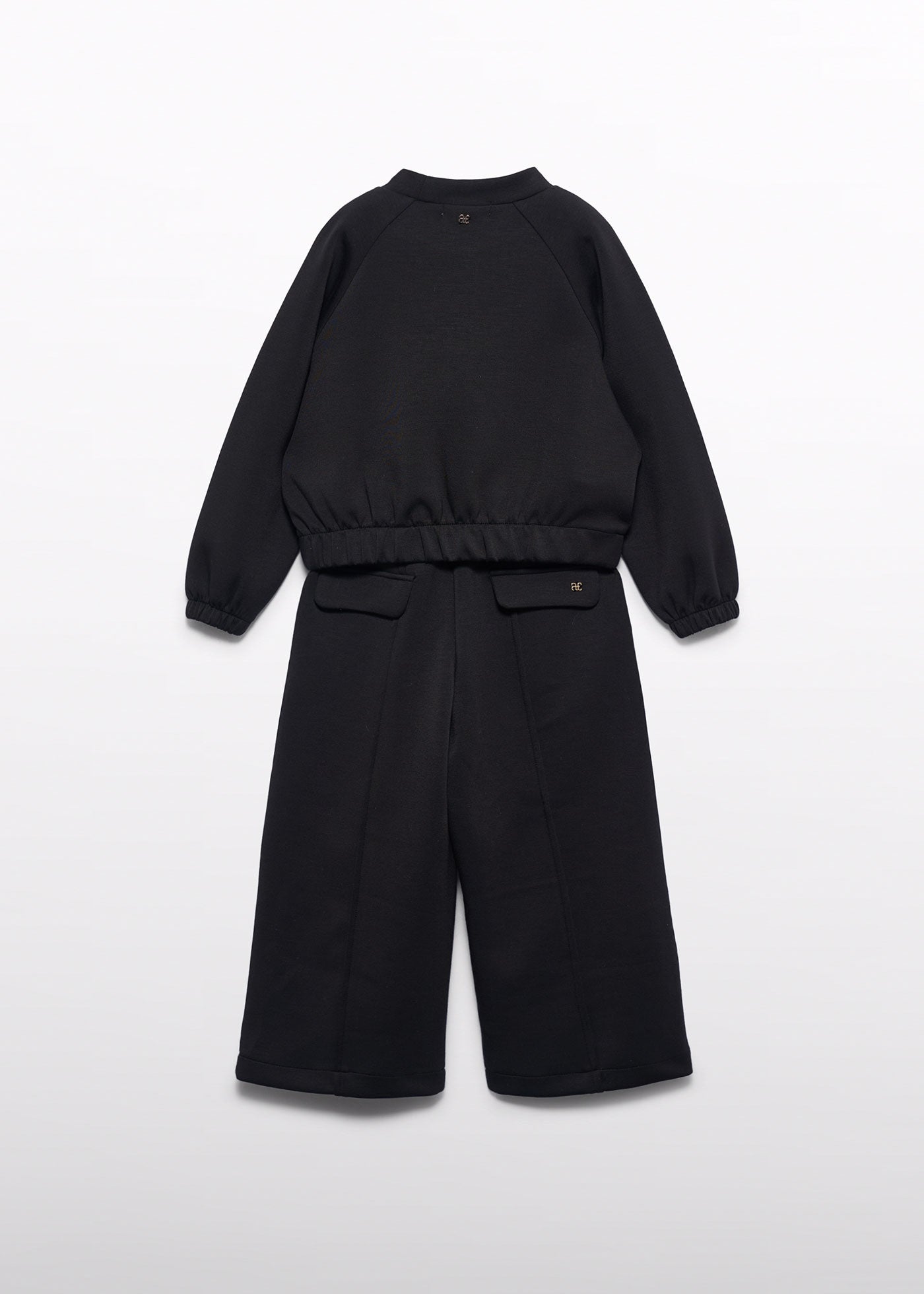 Conjunto pantalón punto joya negro para niña Abel & Lula 05772 - imagen 2