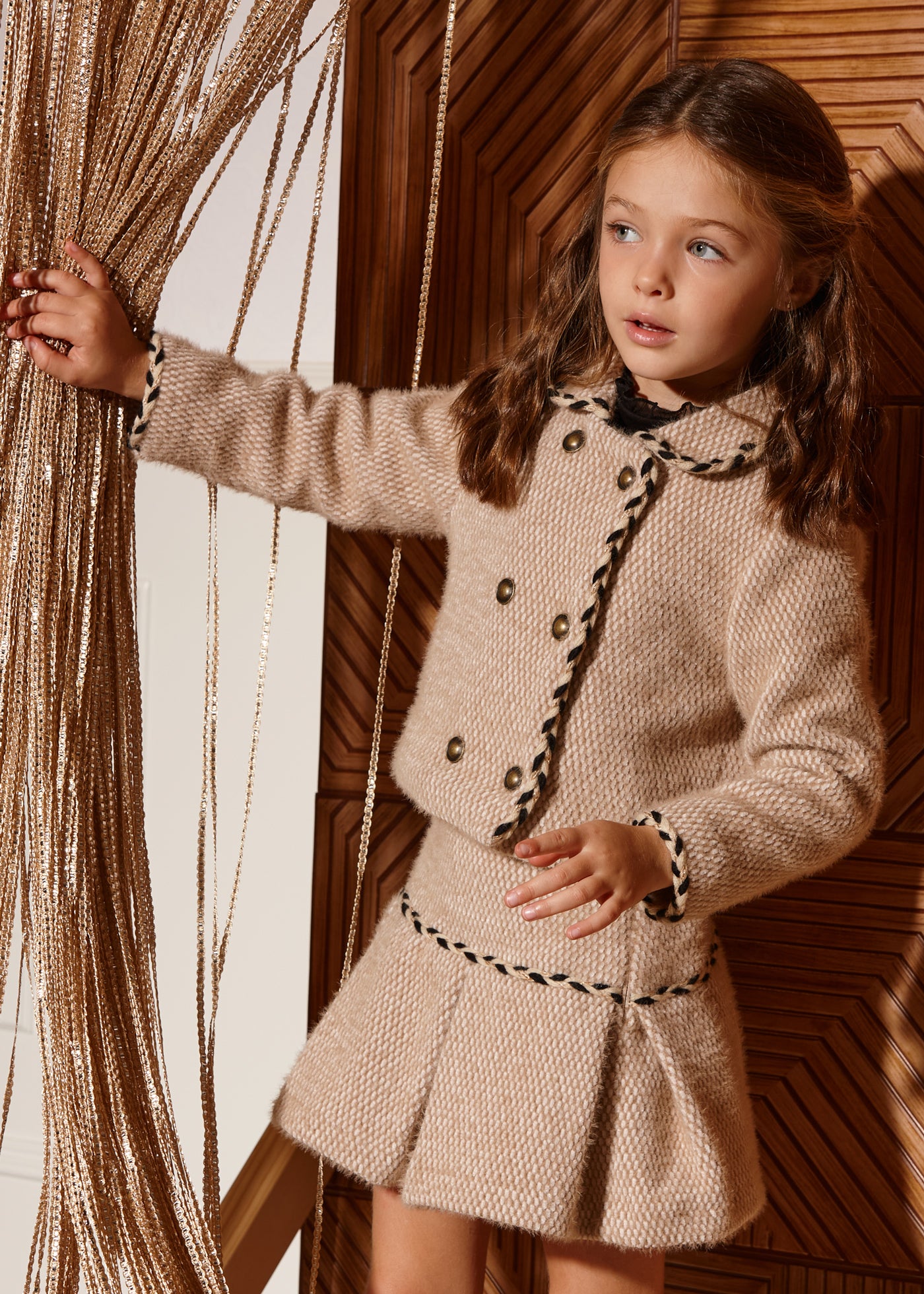 Chaqueta latte para niña Abel & Lula 05810 - imagen 2