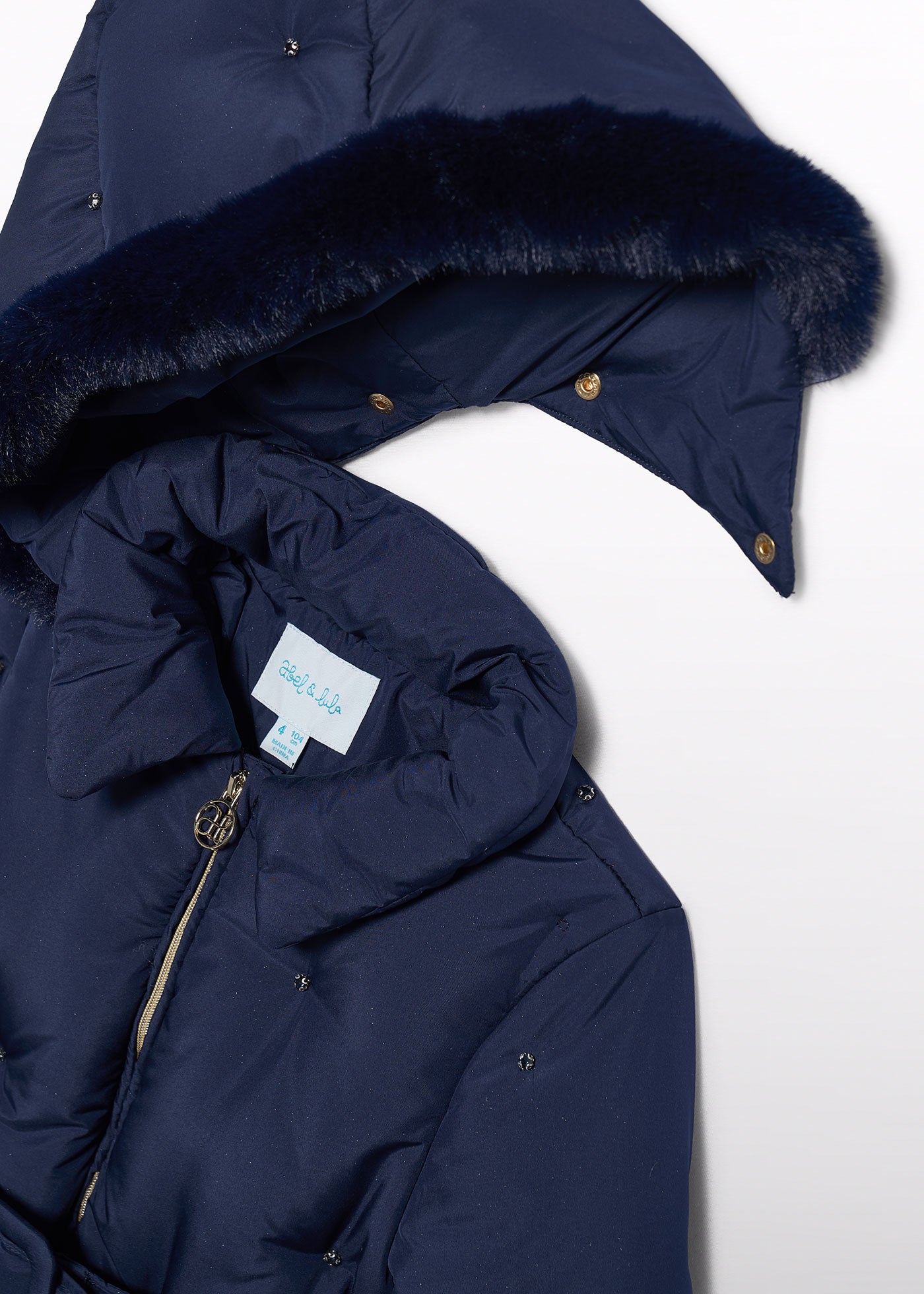 Chaquetón joya marino para niña Abel & Lula 05815 - imagen 6