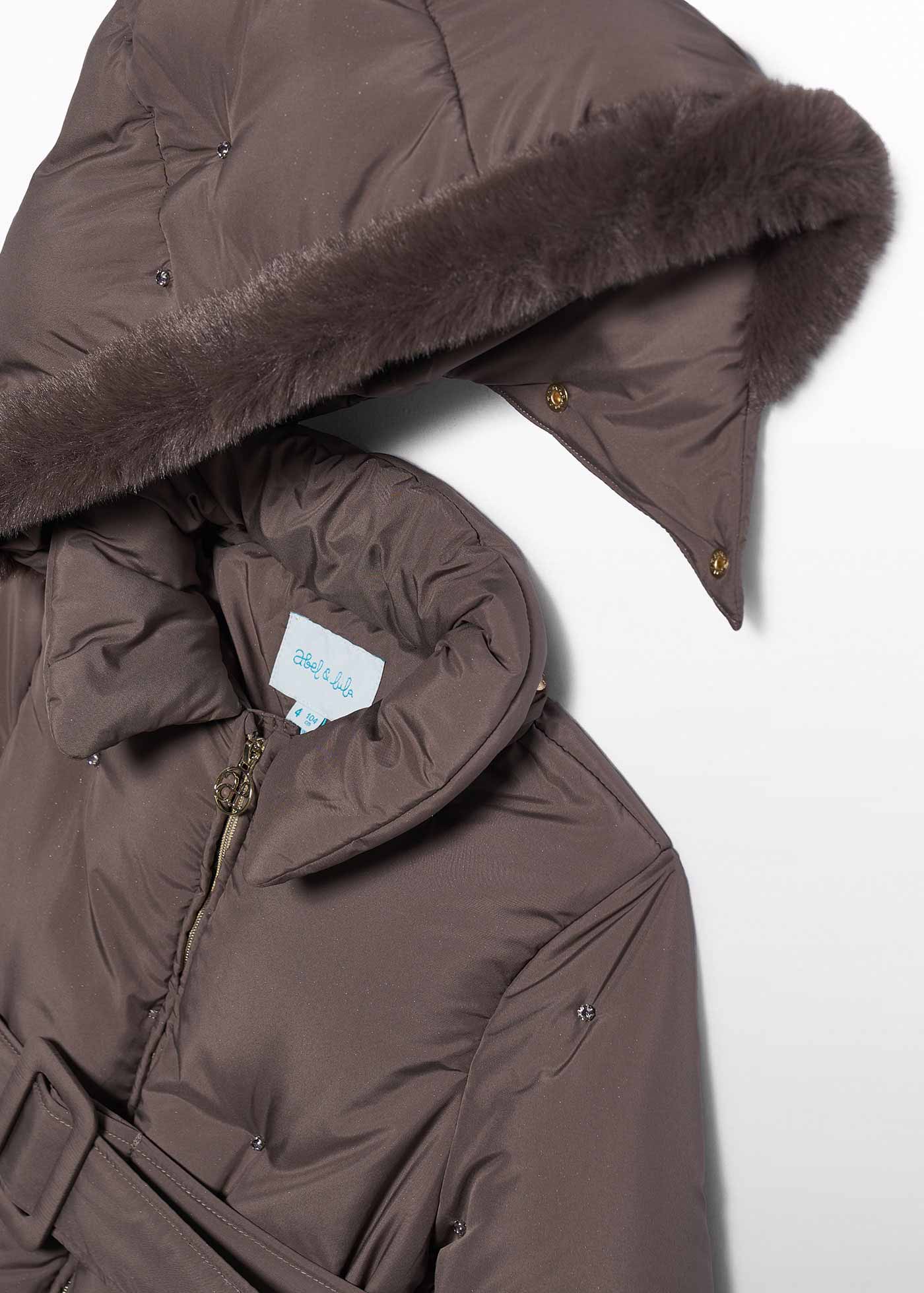 Chaquetón joya topo oscuro para niña Abel & Lula 05815 - imagen 6