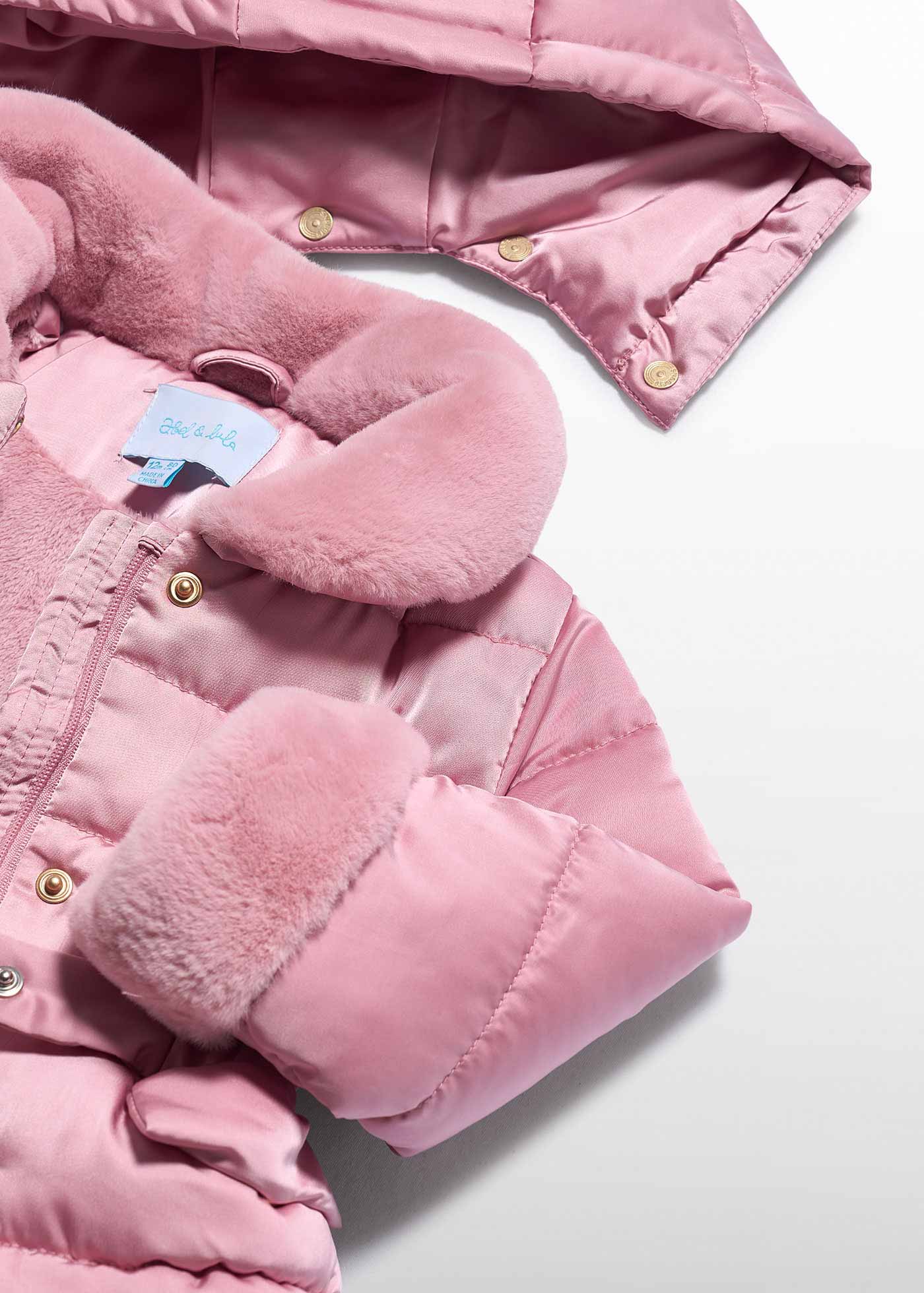 Chaquetón satinado pelo pétalo para bebé niña Abel & Lula 05873 - imagen 4
