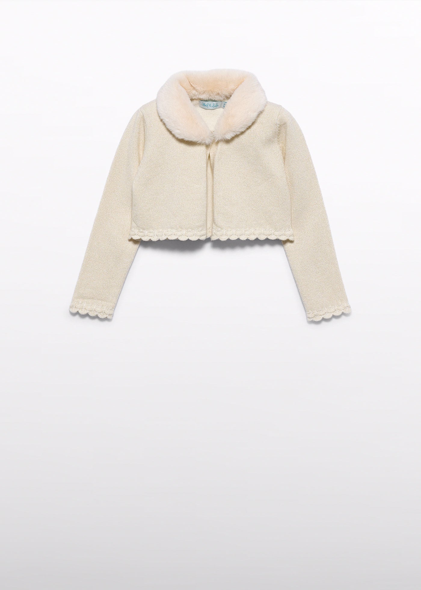 Rebeca tricot champán para niña Abel & Lula 05884 - imagen 2