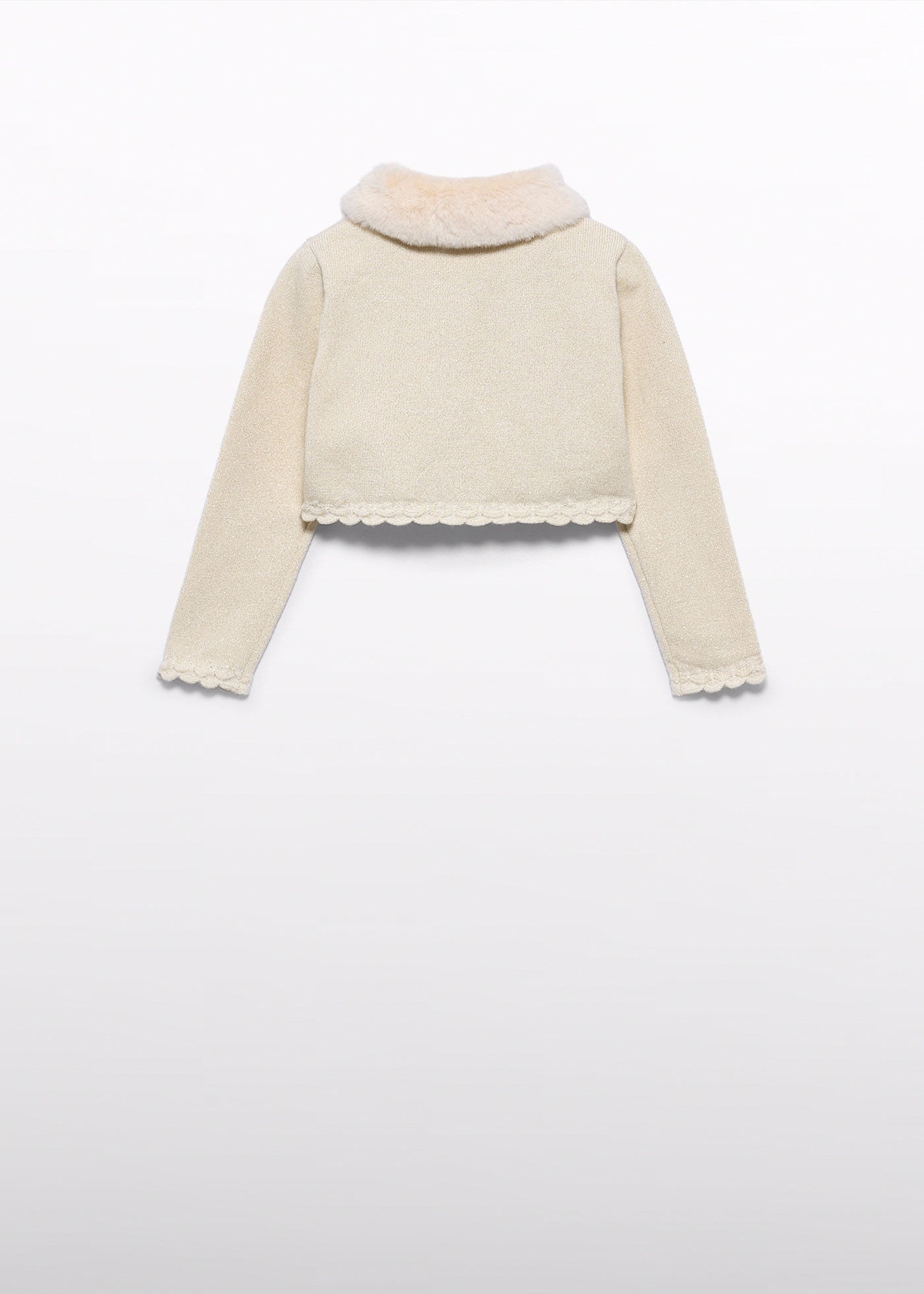 Rebeca tricot champán para niña Abel & Lula 05884 - imagen 3