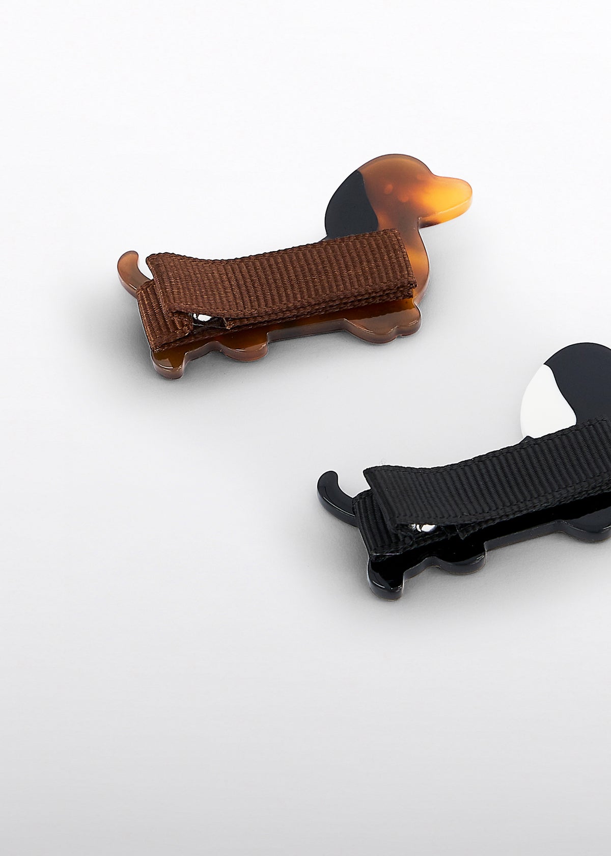 Set pinzas perros negro-caramelo para niña Abel & Lula 05913 - imagen 3