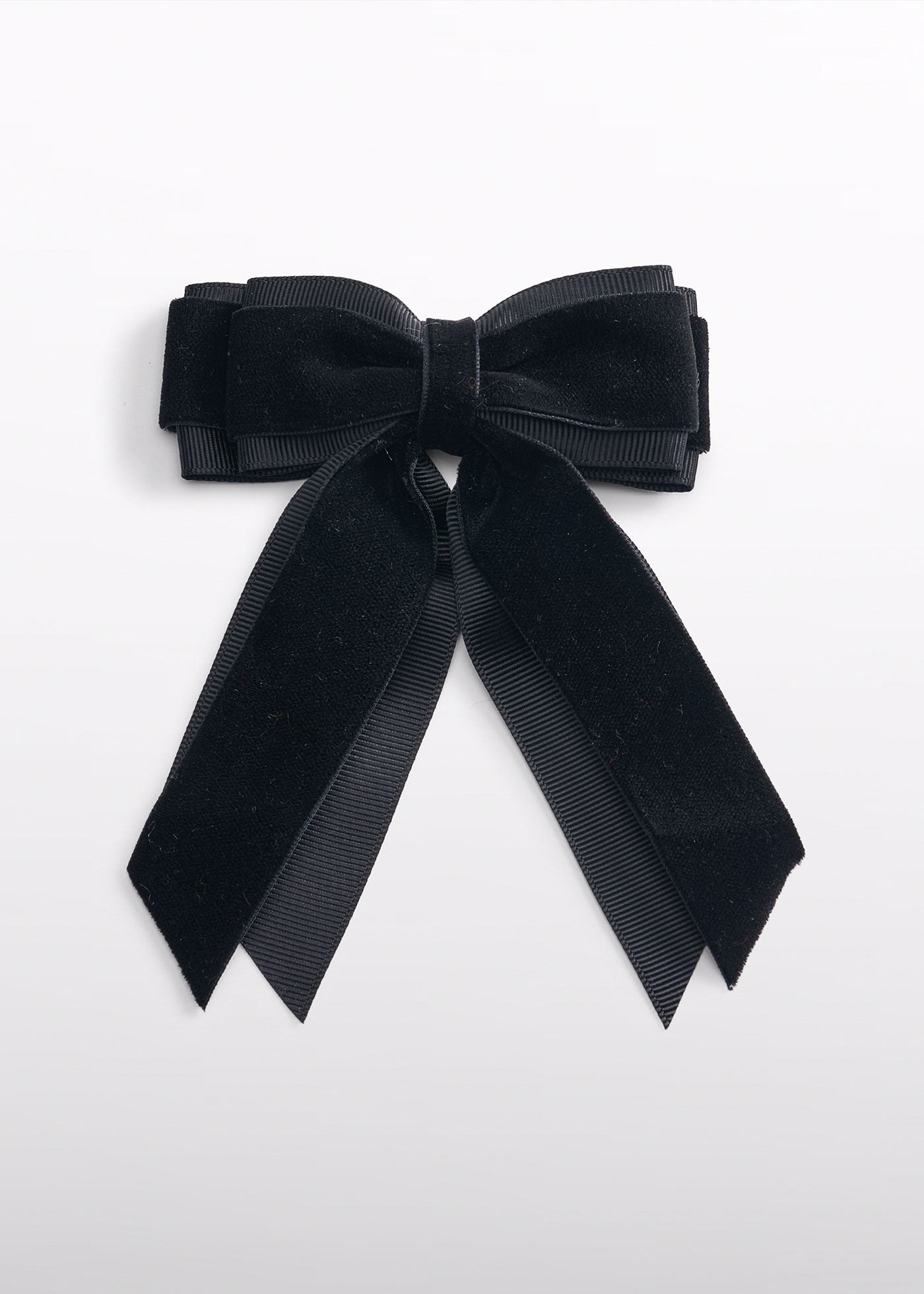 Pinza terciopelo negro para niña Abel & Lula 05914