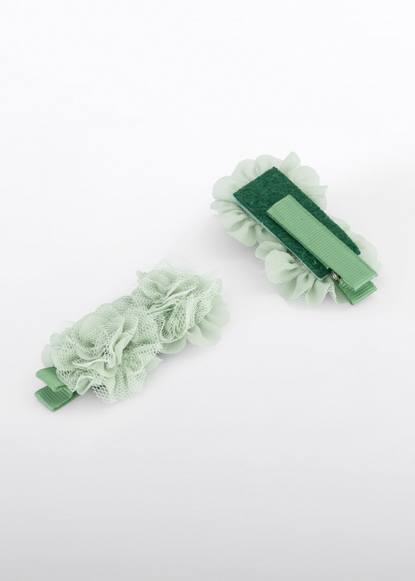 Pinza flores menta para niña Abel & Lula 05917 - imagen 2