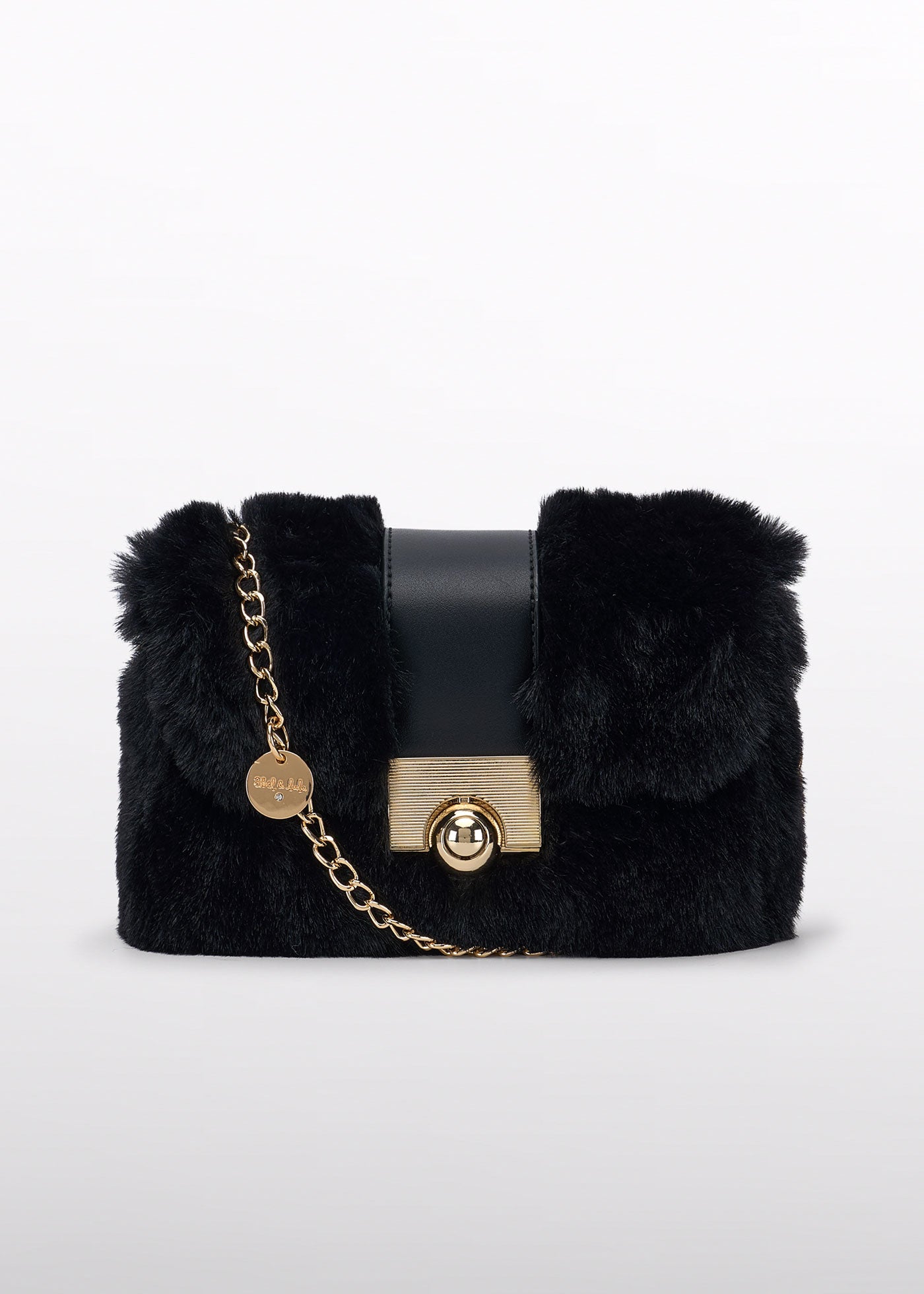 Bolso de pelo negro para niña Abel & Lula 05931 - imagen 2