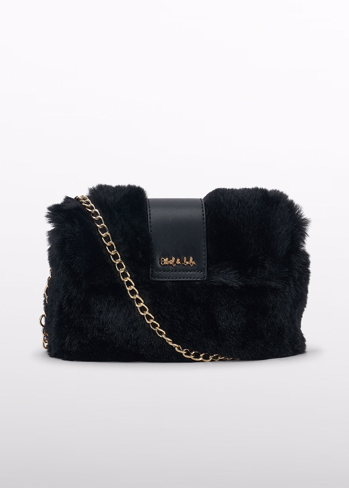 Bolso de pelo negro para niña Abel & Lula 05931 - imagen 3