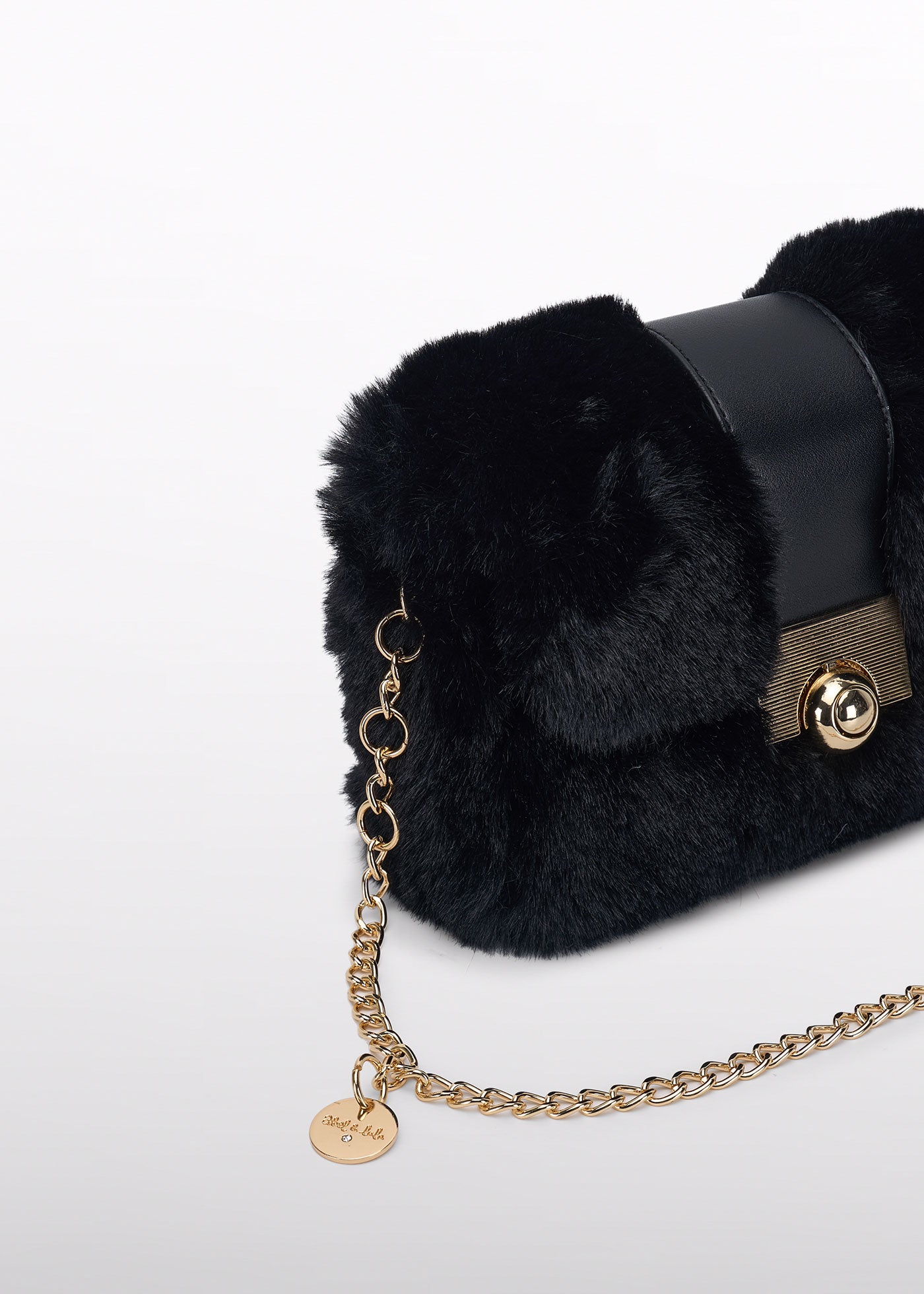 Bolso de pelo negro para niña Abel & Lula 05931 - imagen 4