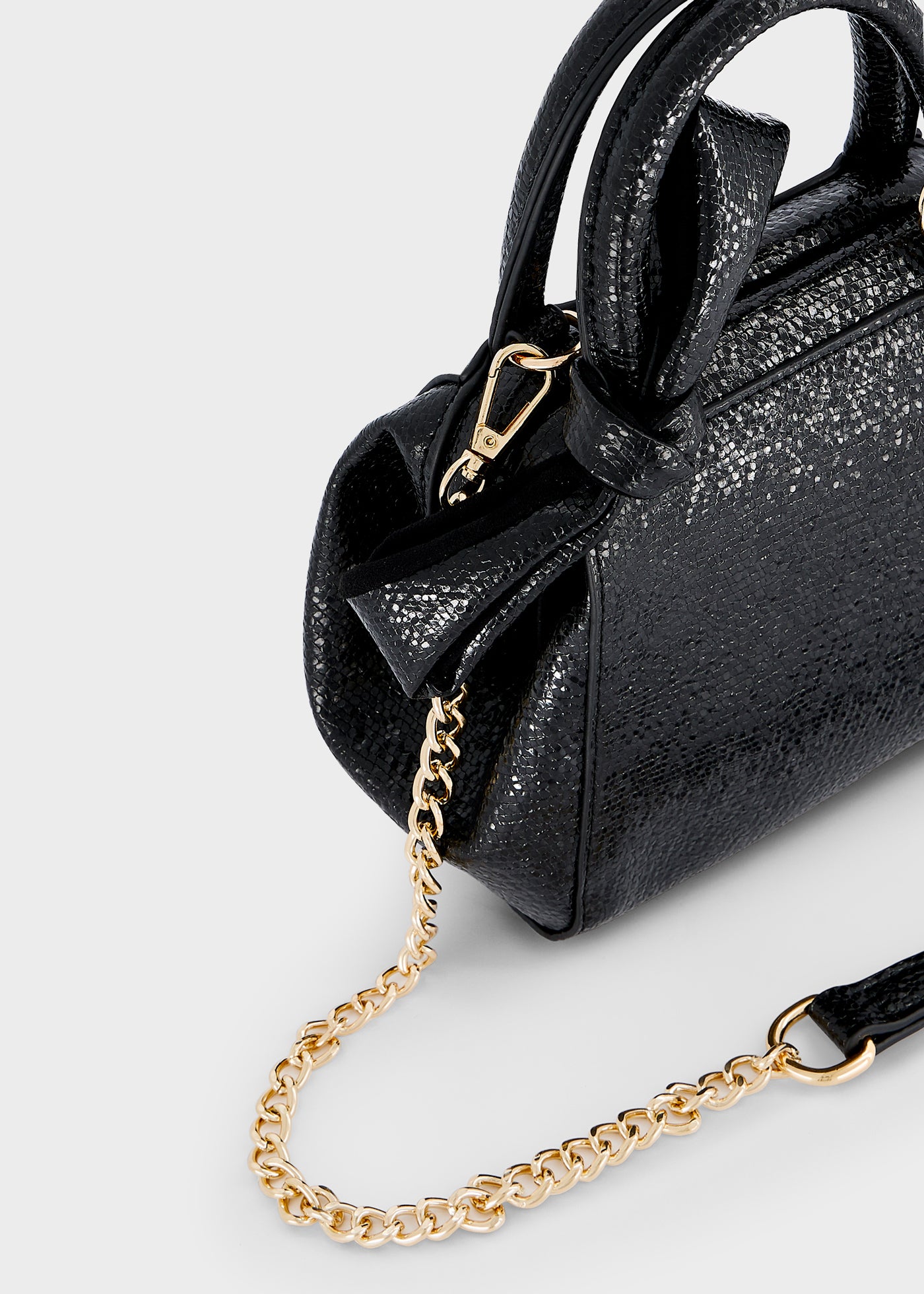 Bolso lazo negro para niña Abel & Lula 05932 - imagen 3