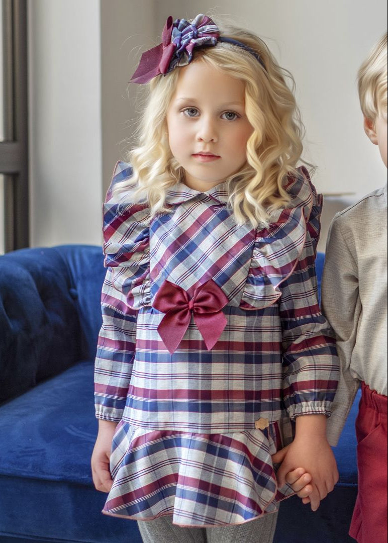 Vestido niña Miranda Gris 360609V - La boutique de AyA Miranda