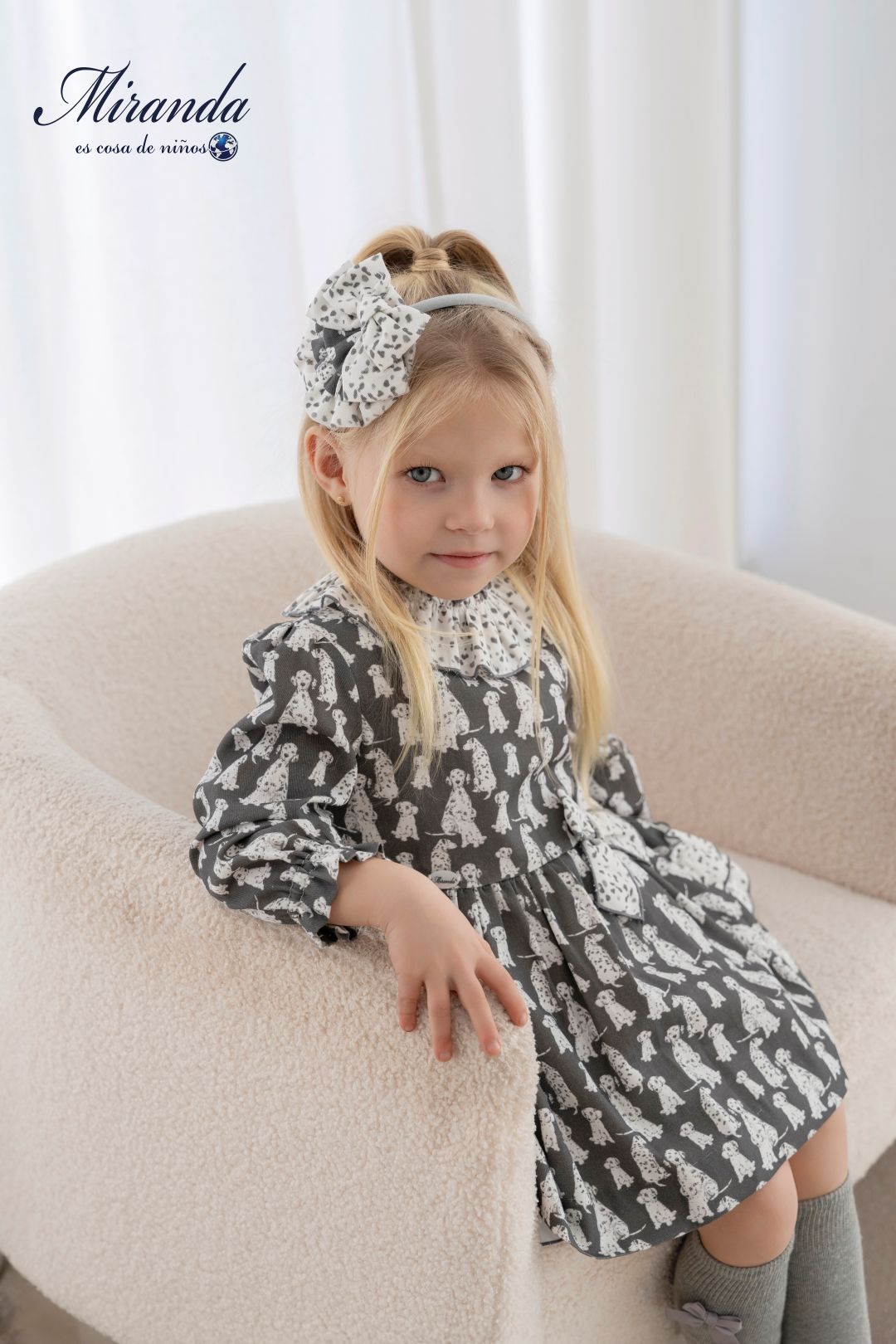 Vestido niña infantil Dálmata 0610 Miranda