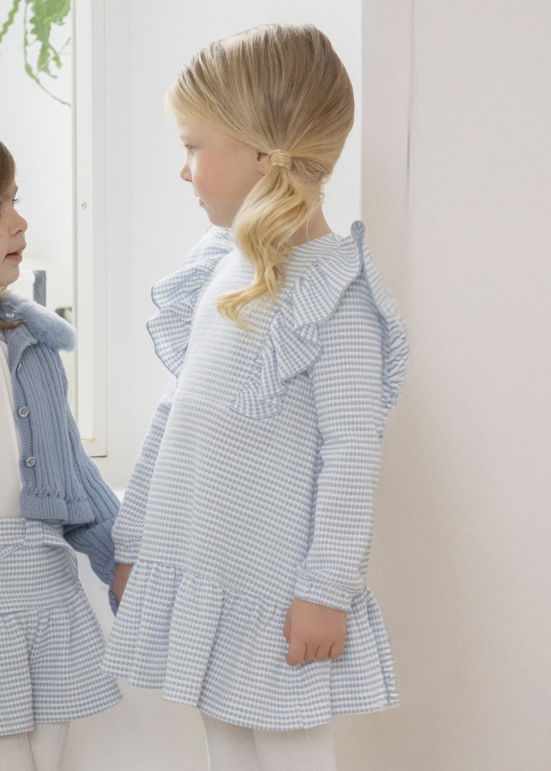 Vestido infantil niña azul Miranda 0620