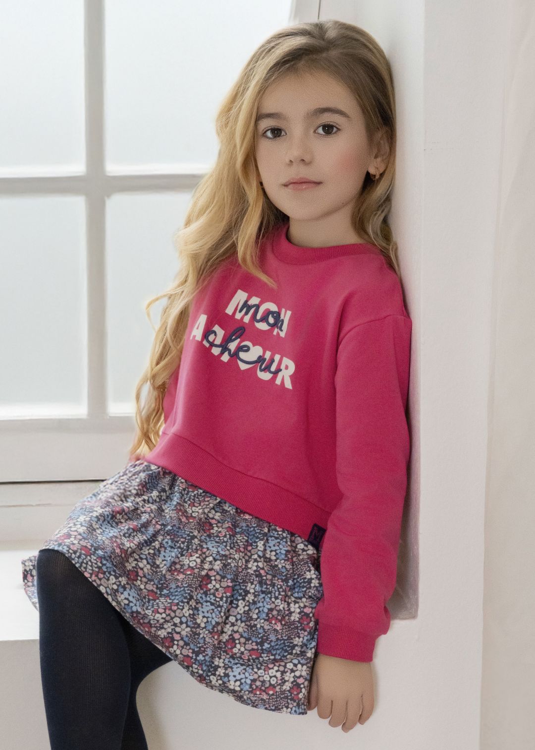 Vestido infantil niña fucsia Miranda 0633
