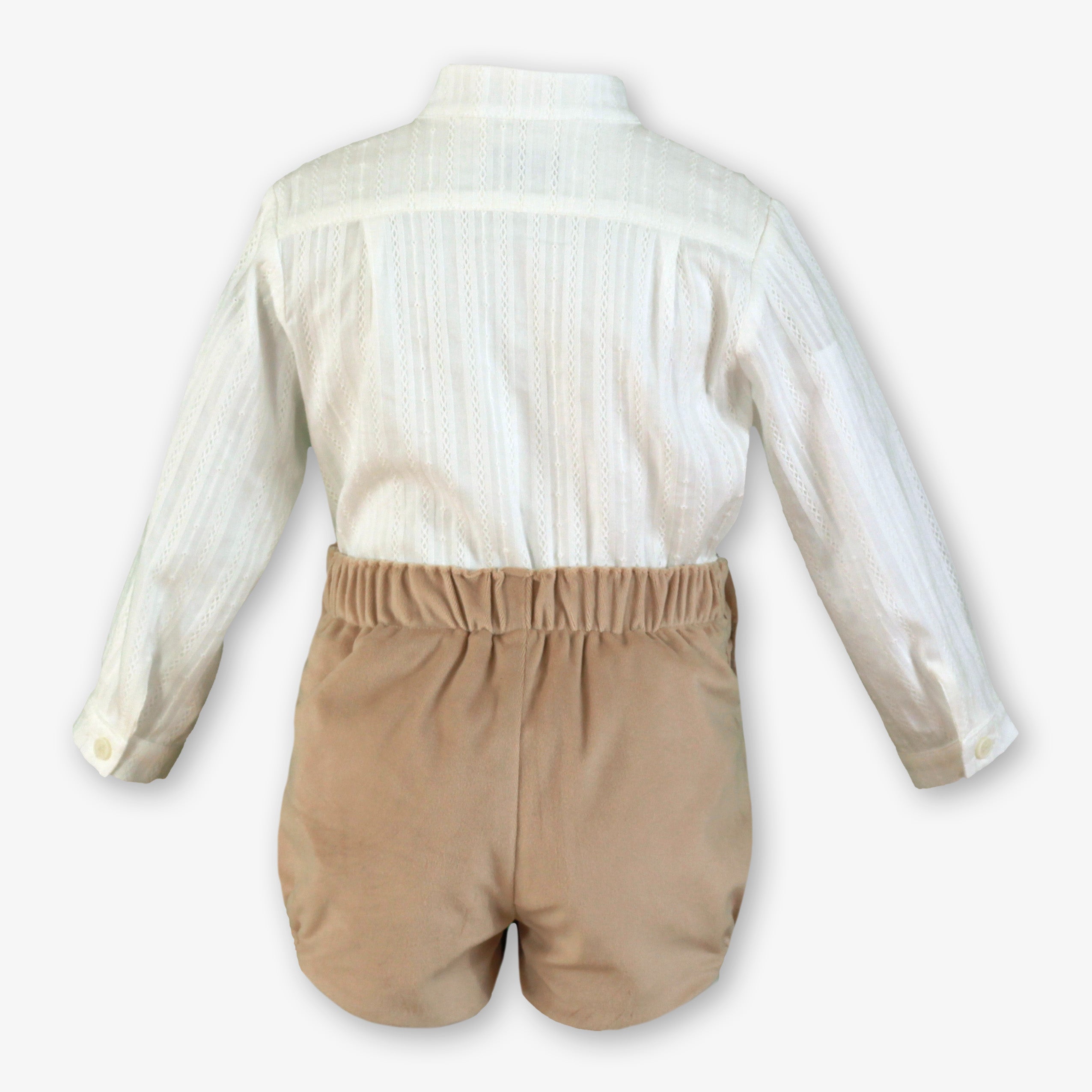 Conjunto niño beig tostado 0122 Miranda