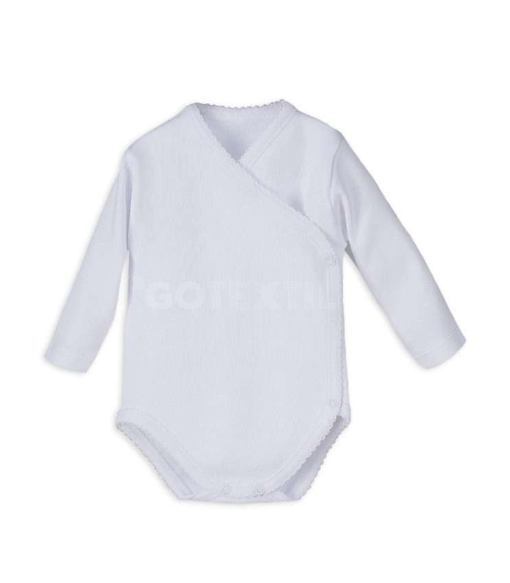 Body cruzado manga larga blanco Calamaro 1206