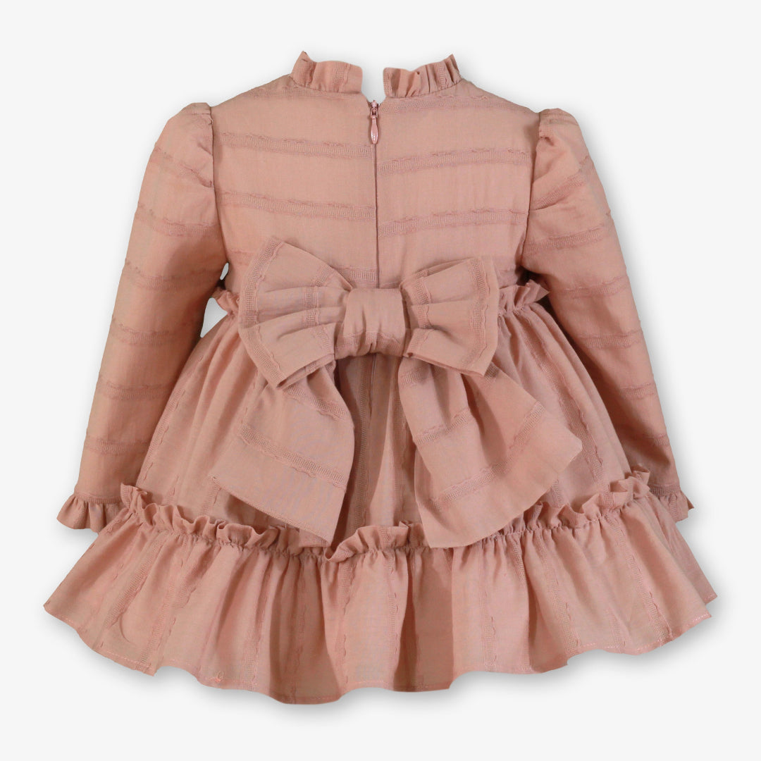Vestido bebe niña rosa palo MIRANDA 0124
