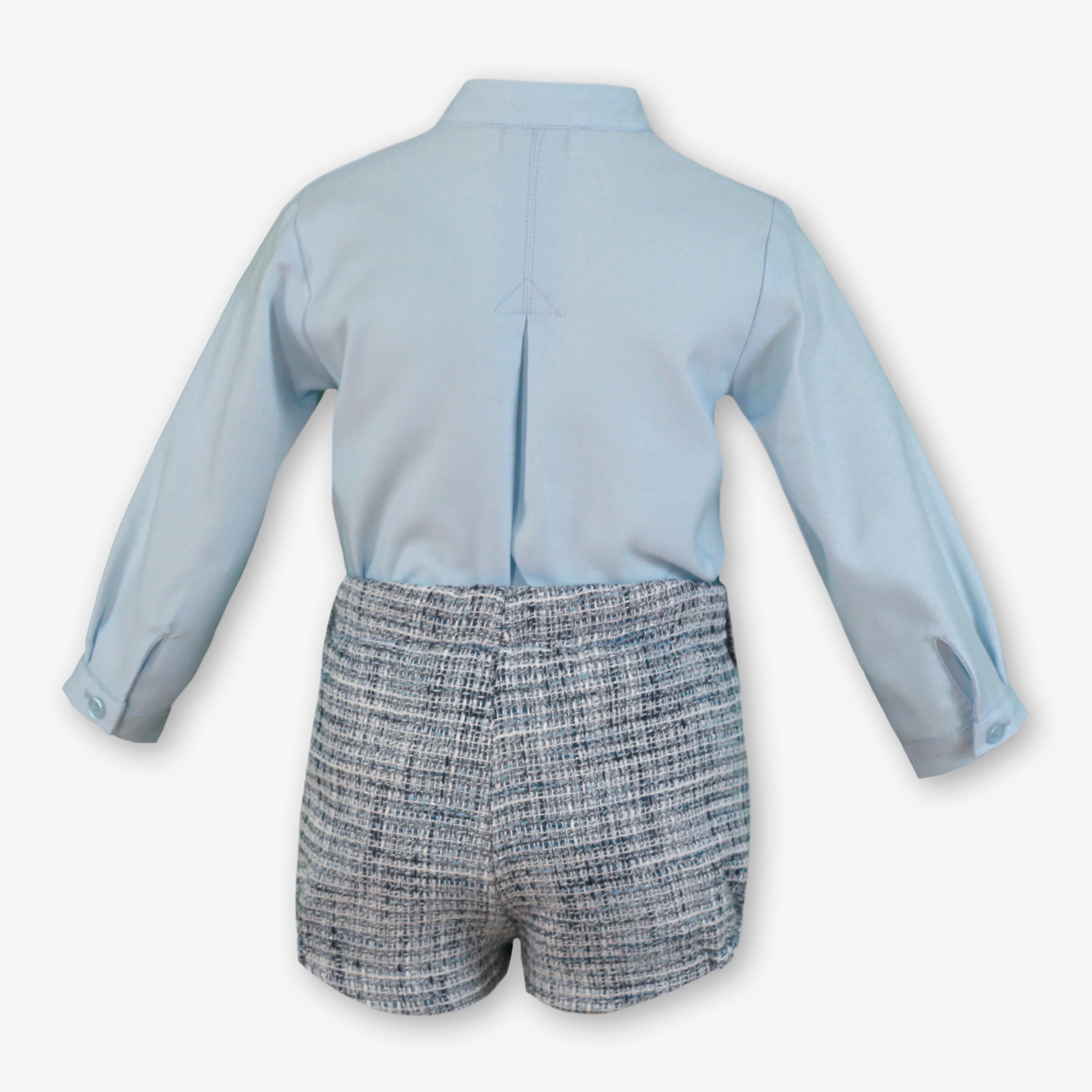 Conjunto bebe niño celeste MIRANDA 0128