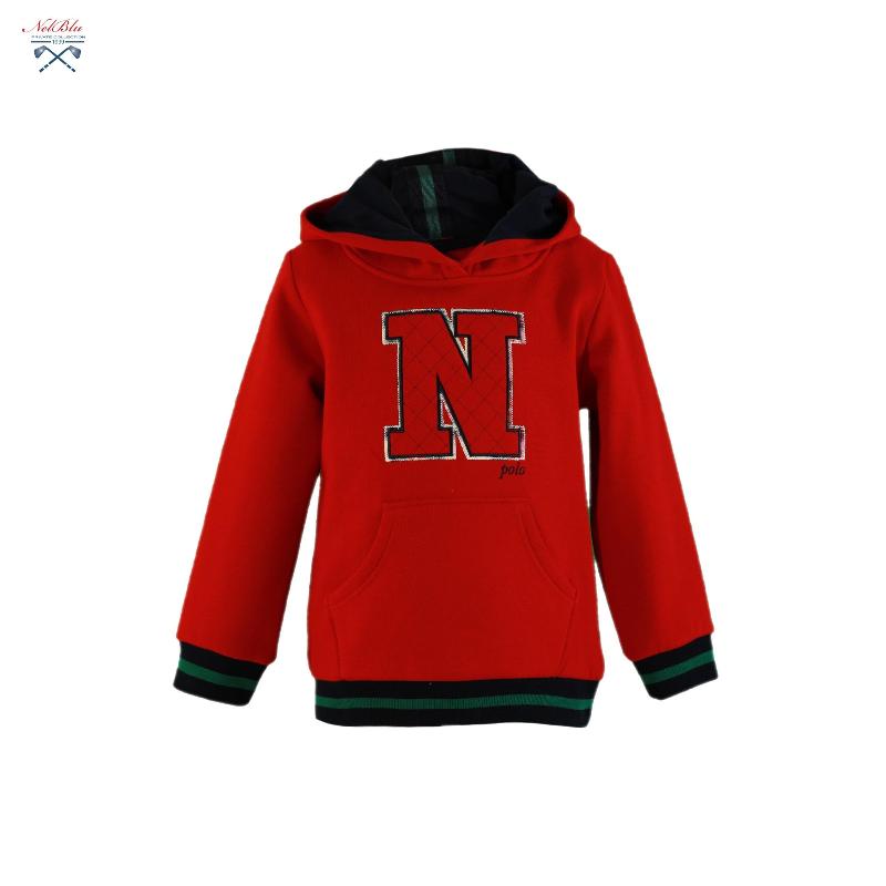 Sudadera niño H Rojo Nel-Blu 1300