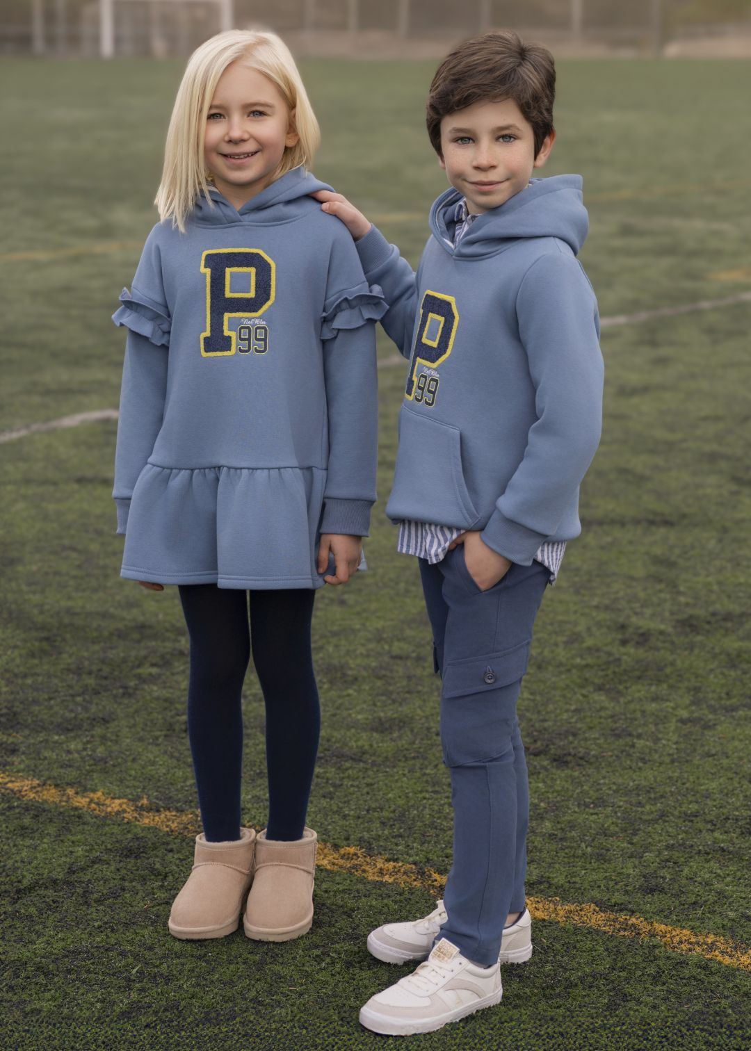 Sudadera infantil niño azulado Nel-Blu 1306