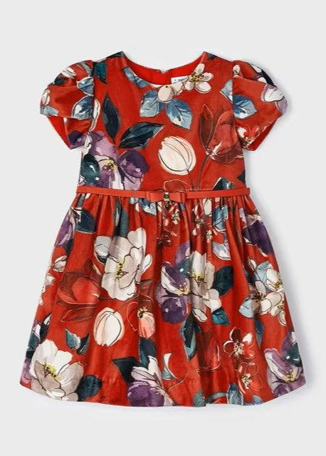 Vestido rojo infantil niña Mayoral 4989 - La boutique de AyA