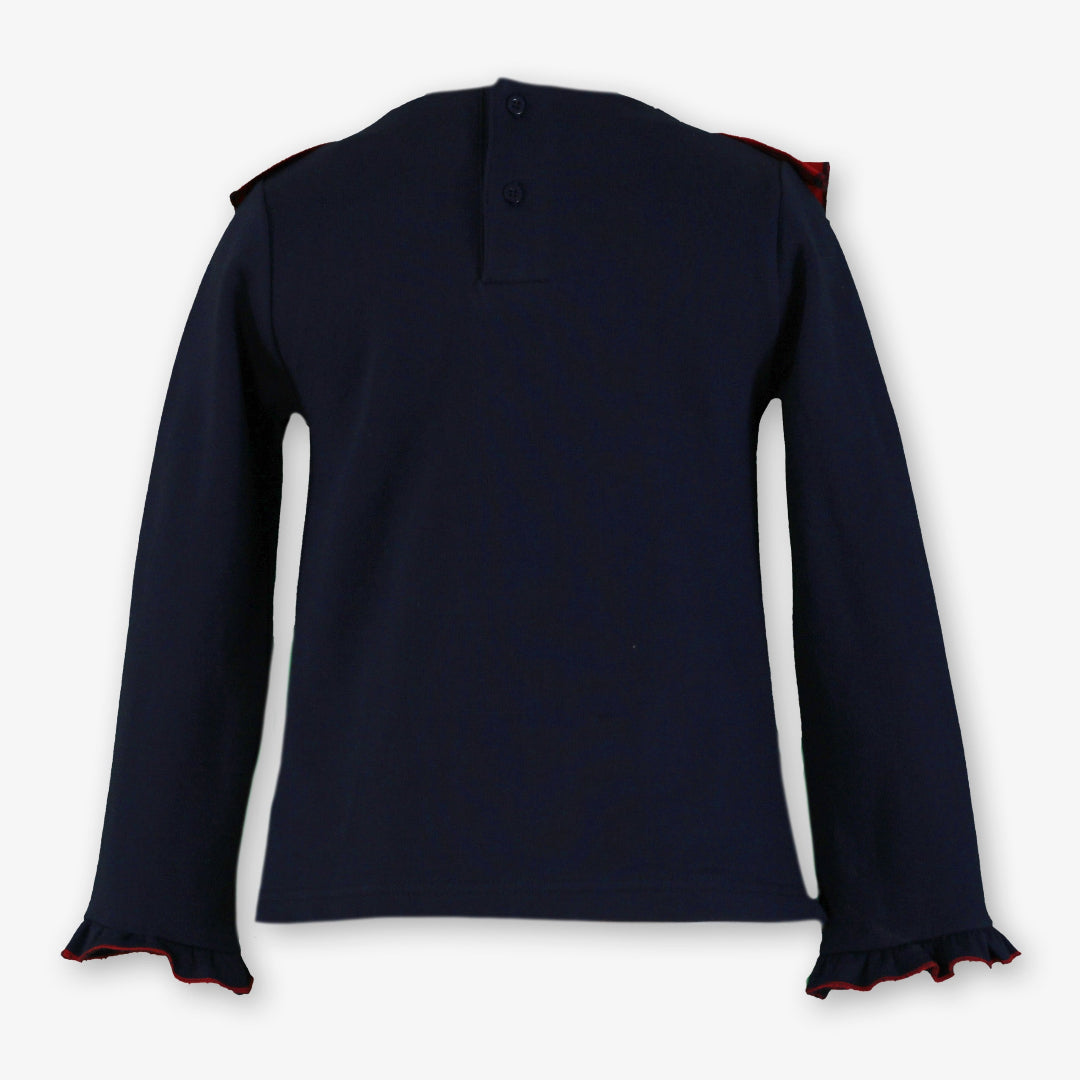 Polo infantil niña marino Nel-Blu 1401