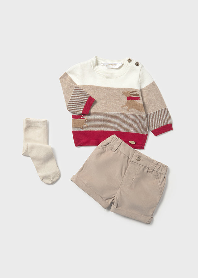 Conj. pantalon corto leotardo 02259 Mayoral