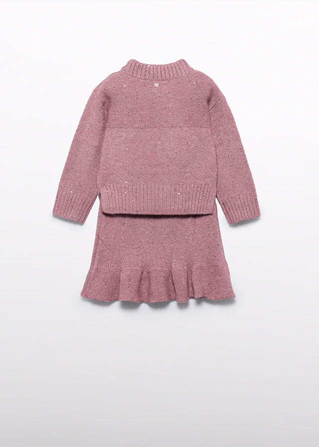 Conj. tricot Rosa falda 05543 Abel y Lula