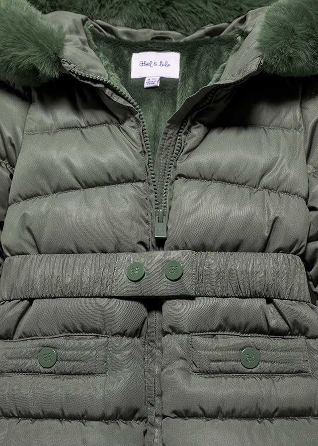 Chaquetón Verde acolchado 05850 Abel y Lula