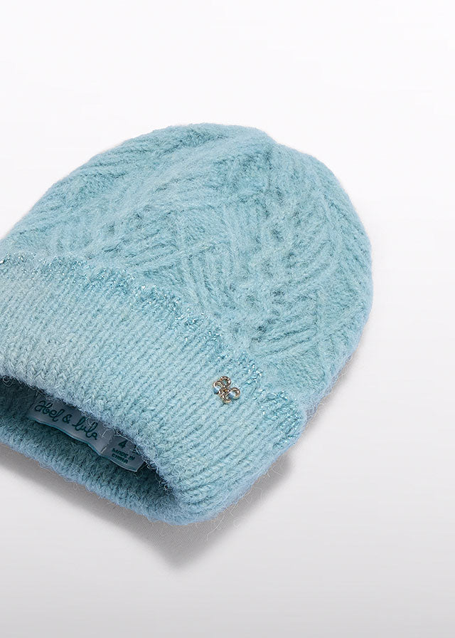 Gorro tricot calados agua Abel y lula 5962