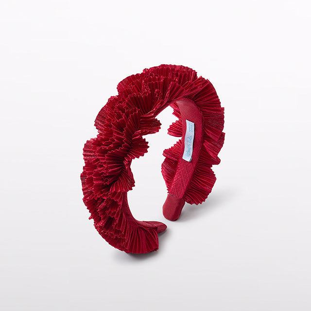 Diadema Roja punto plisado 05974 Abel y Lula