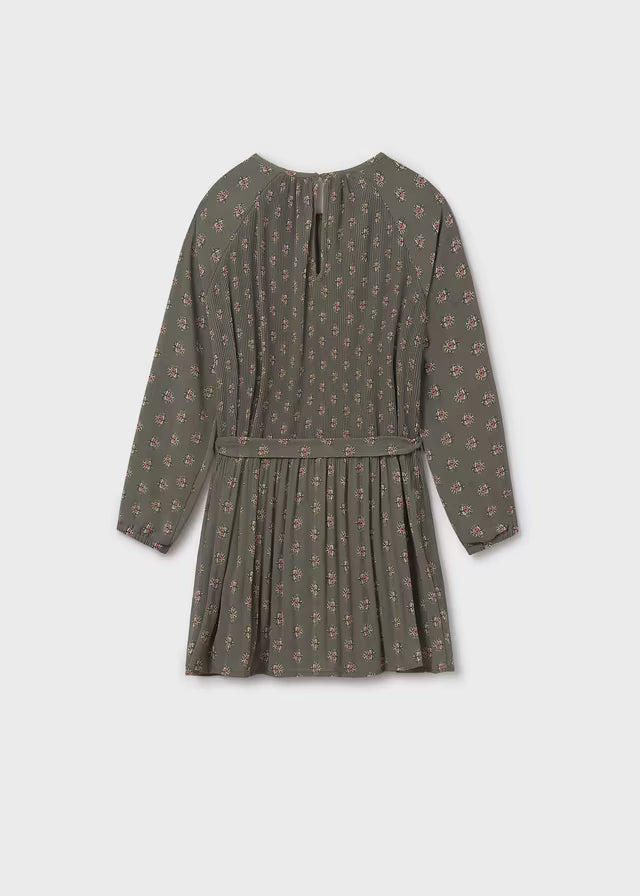 Vestido plisado estampado 07914 Mayoral