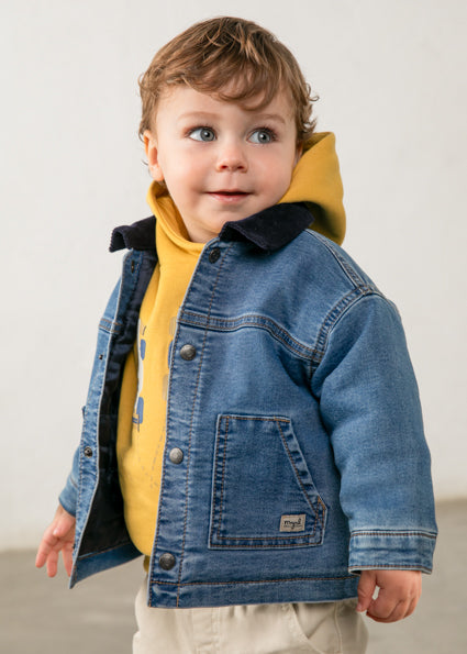 Cazadora soft denim acolchada Tejano medio Mayoral para niña 02420-002 - vista 2