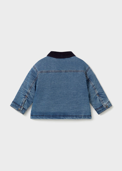 Cazadora soft denim acolchada Tejano medio Mayoral para niña 02420-002 - vista 4