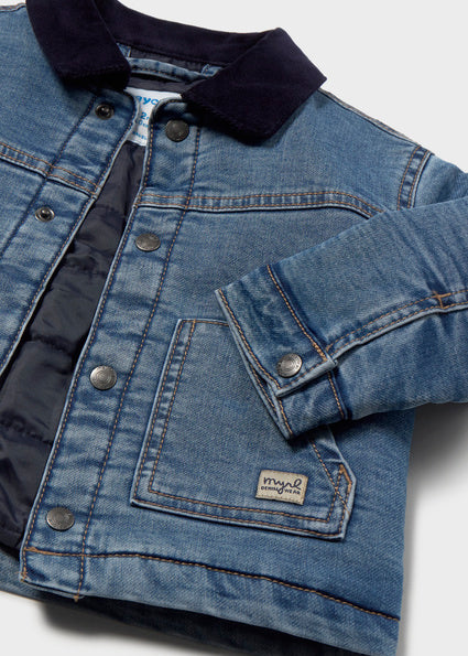 Cazadora soft denim acolchada Tejano medio Mayoral para niña 02420-002 - vista 5