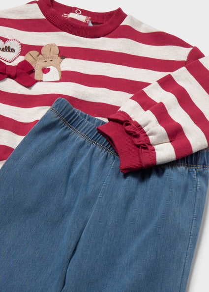 Conj. leggings pullover Rooibos Mayoral para niña 02706-048 - vista 4
