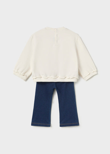 Conj. leggings pullover Soja Mayoral para niña 02706-049 - vista 2